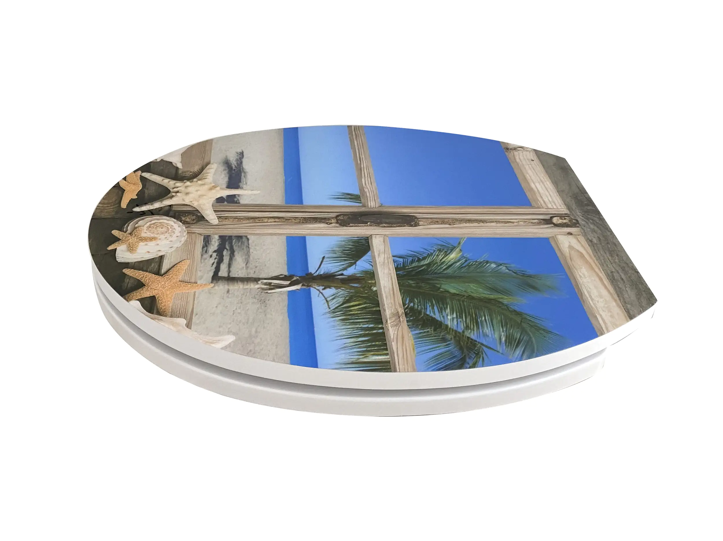 Primaster WC-Sitz mit Absenkautomatik Karibik weiß