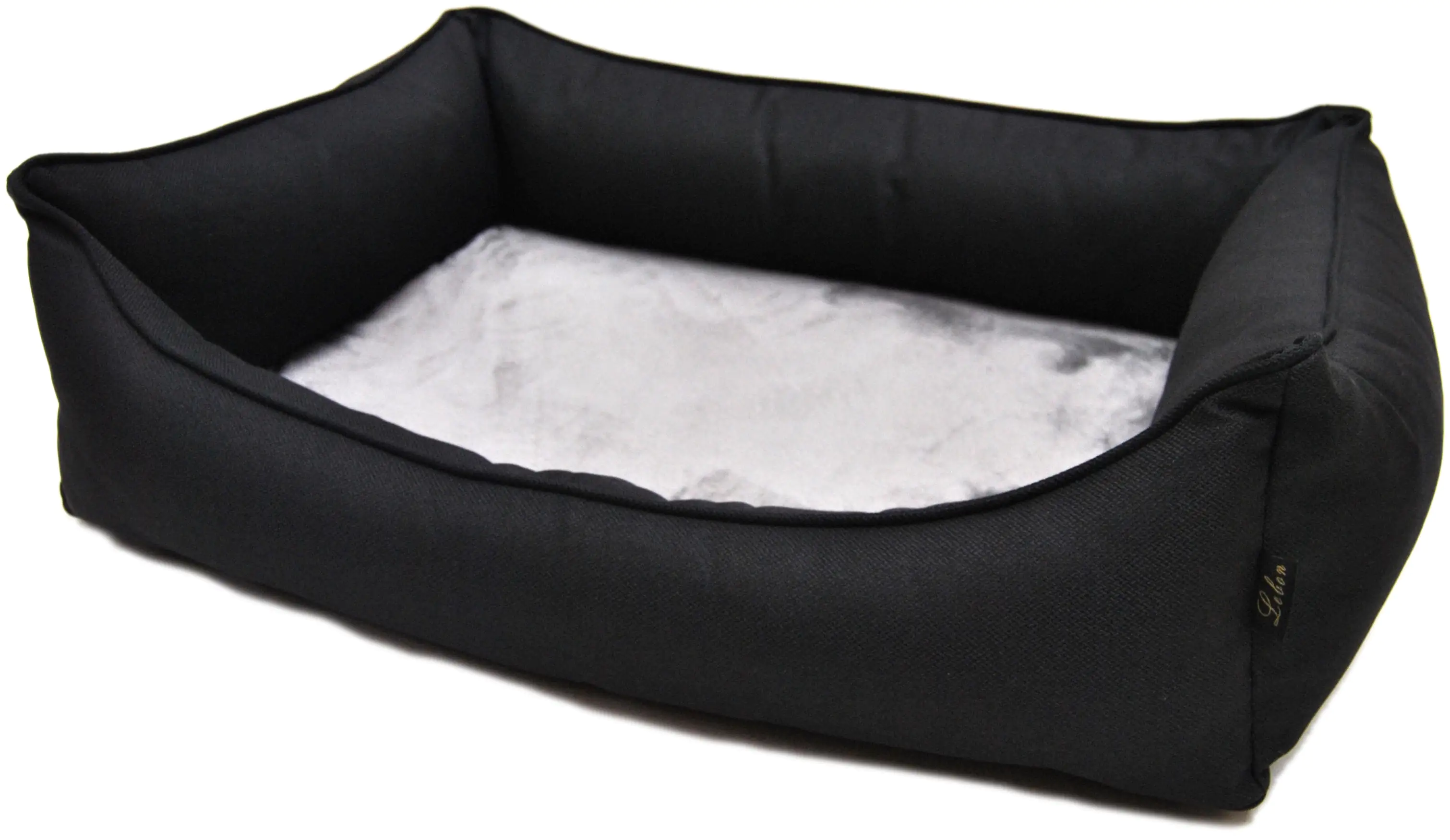 Lebon Orthopädisches Hundebett Noah Plus eckig schwarz