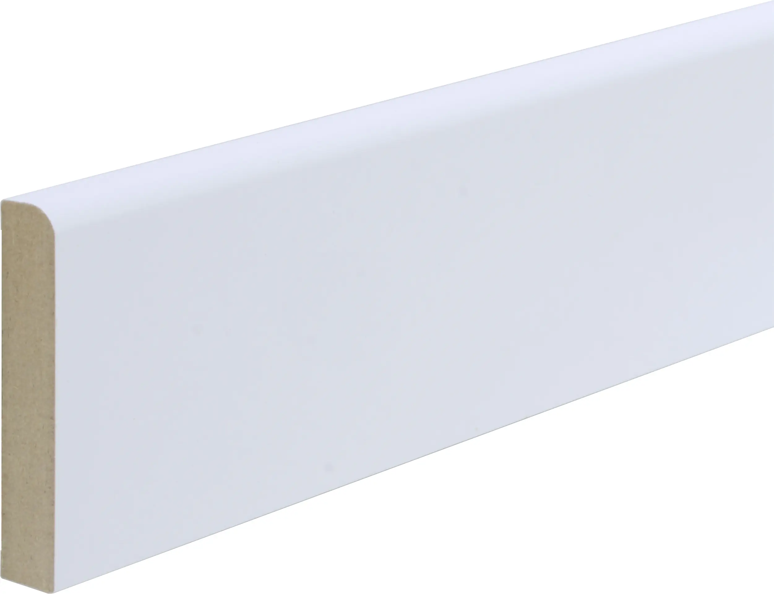 B.S. Bauprogramm Sockelleiste 260 cm 60 x 10 mm Eiche brilliantweiß