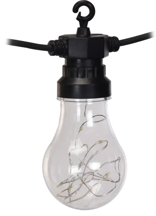 LED Lichterkette Party Lights mit 10 Leuchtköpfen