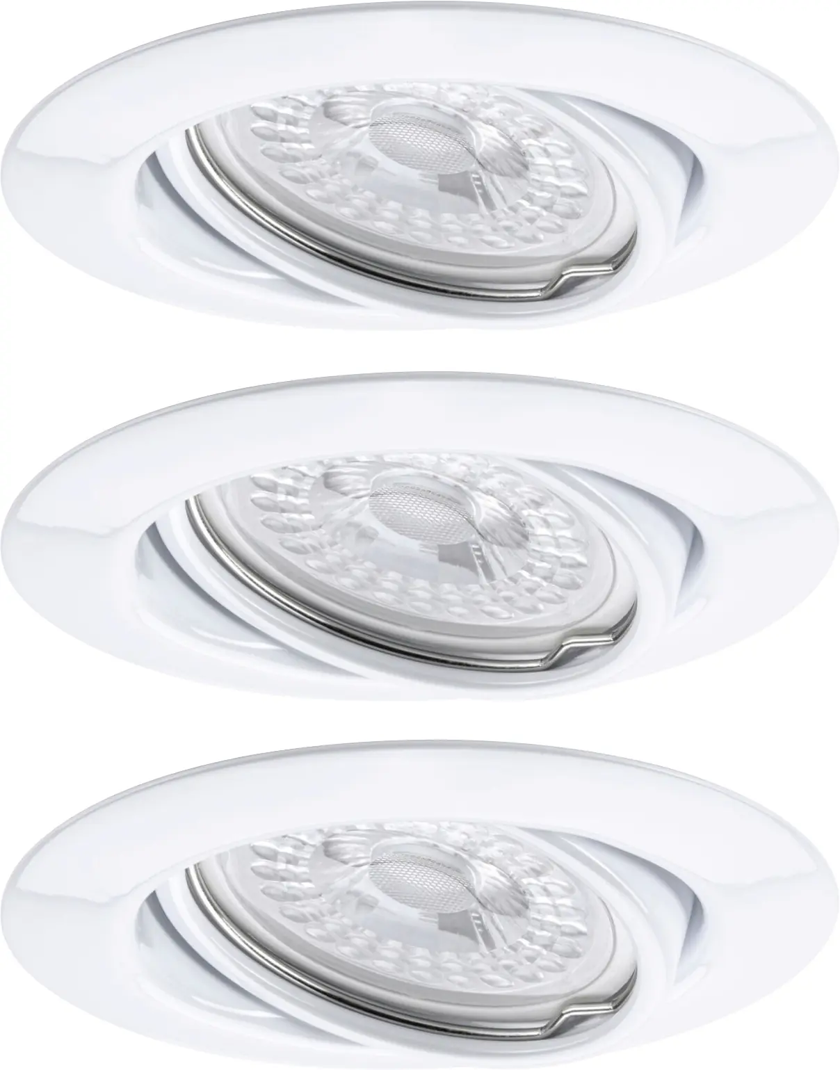 Paulmann LED Einbauleuchte Base 3x5W weiß Metall warmweiß