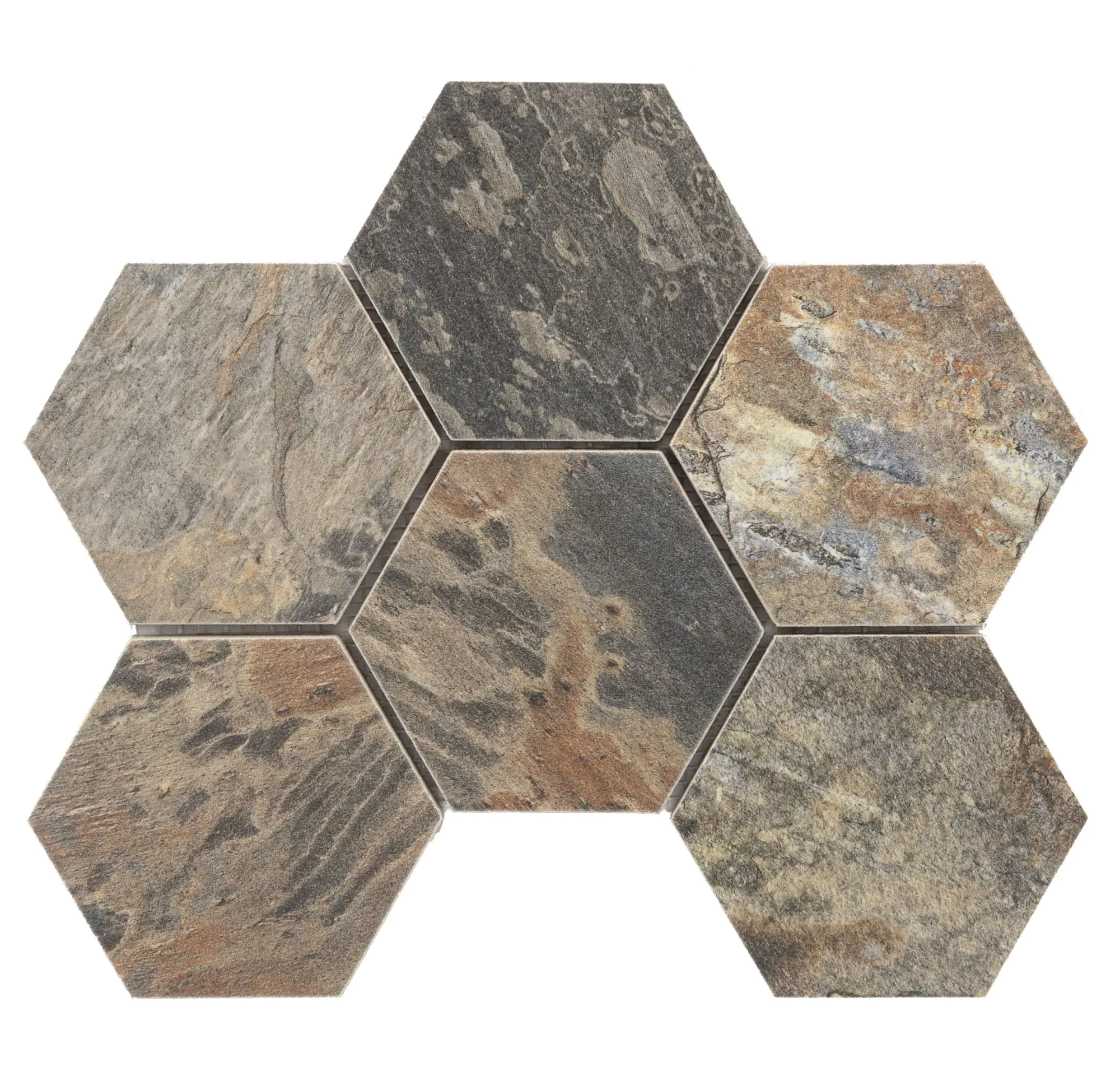 Mosaikfliese Stone Art 26 x 20 cm multicolor Steinmaß: ca. 9,9 x 11,3 cm