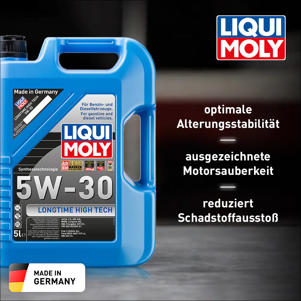 Liqui Moly Motoröl Longtime High Tech SAE 5W-30 5 L Liqui Moly Motoröl Longtime High Tech SAE 5W-30 5 L