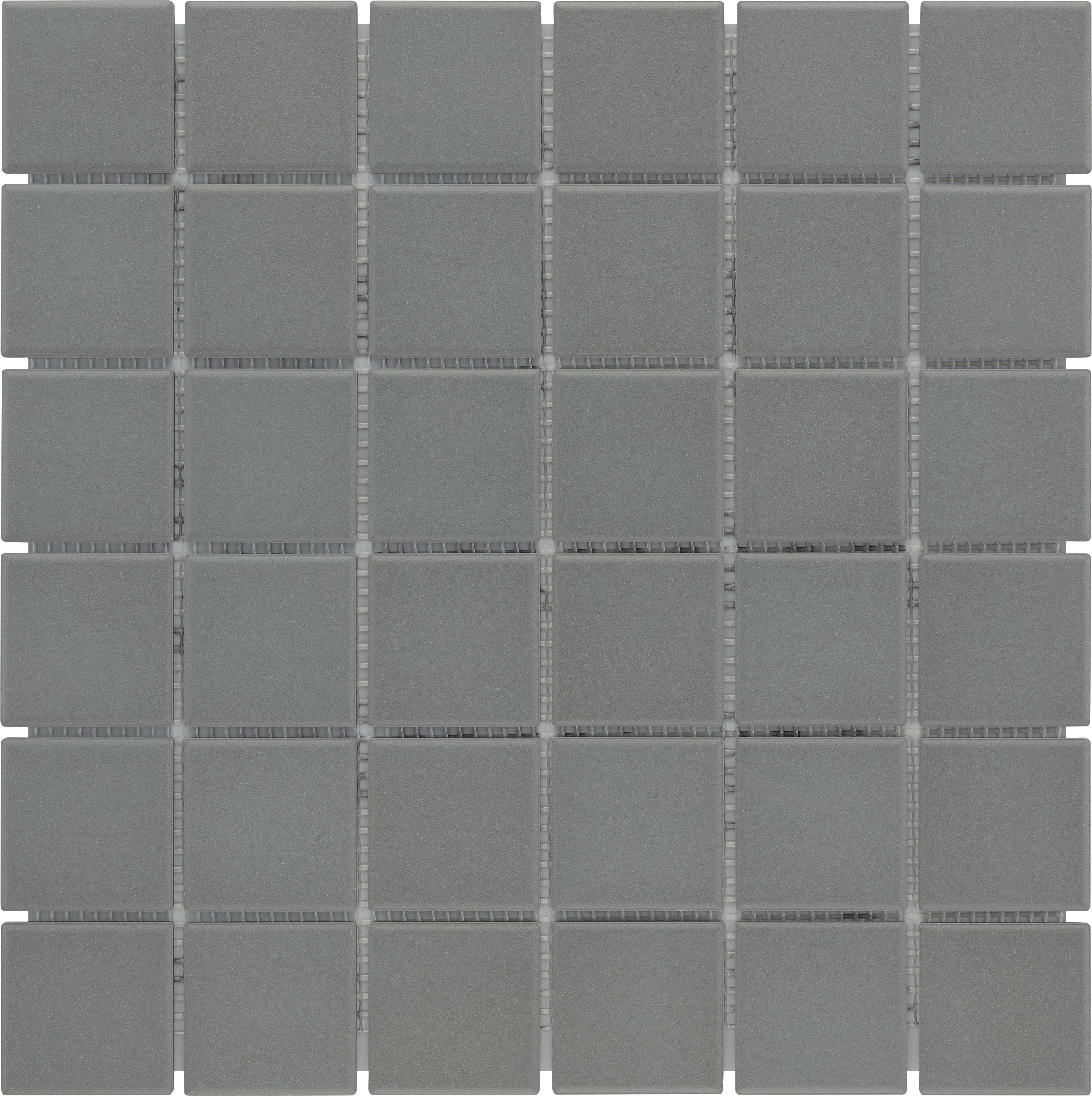 KNG Mosaikfliese rutschhemmend 29,7 x 29,7 cm grau unglasiert