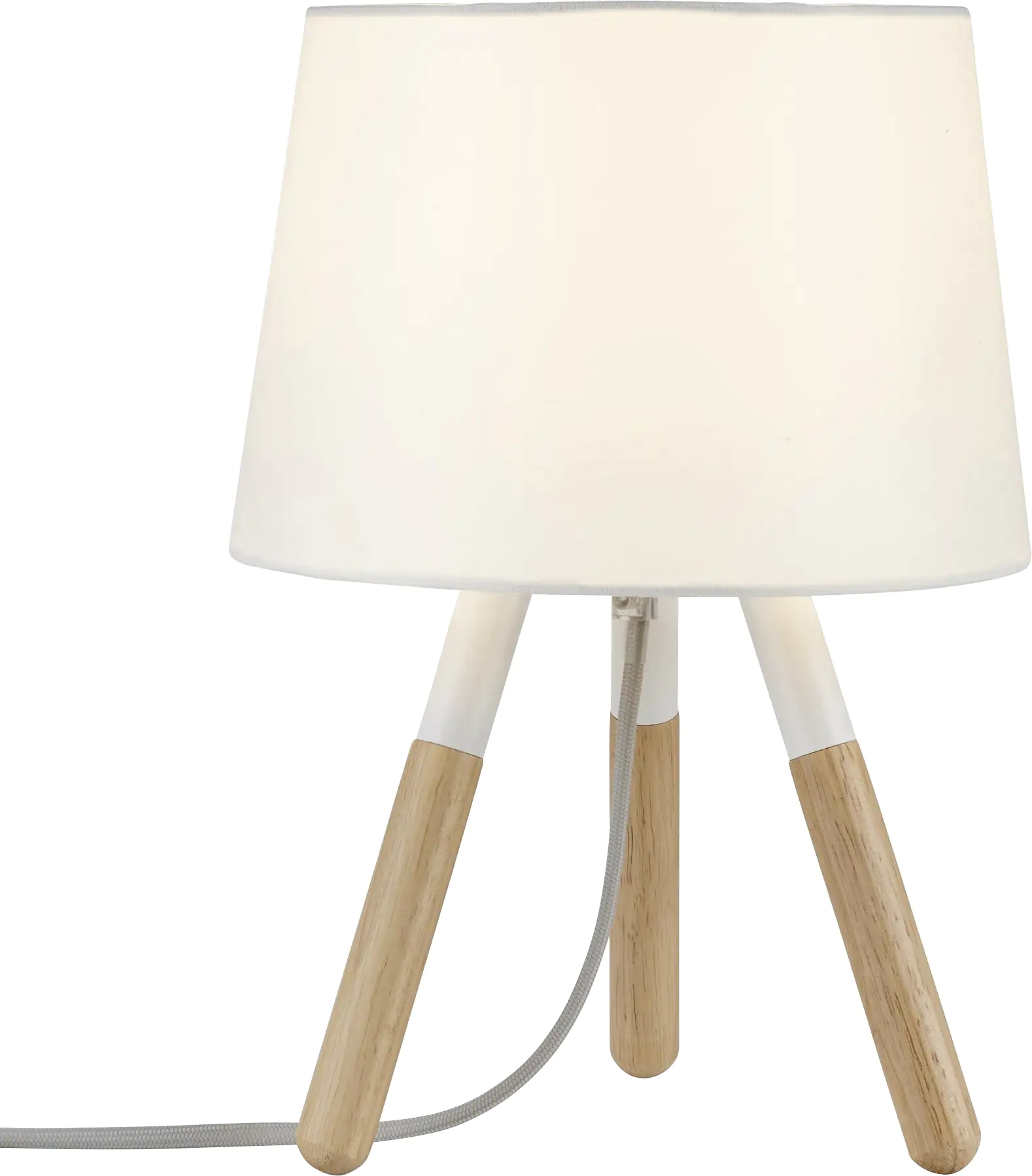 Paulmann Tischleuchte Neordic Berit E27, weiß, dimmbar