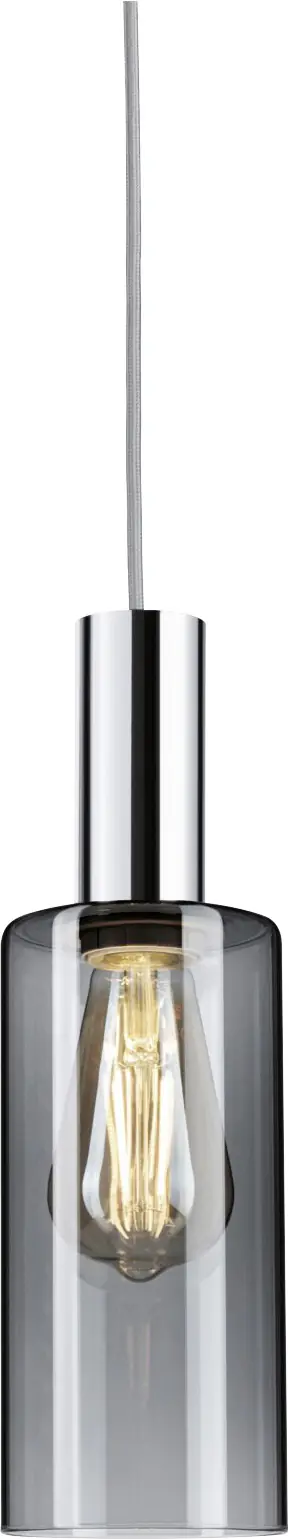 Paulmann URail Lampenschirm Raja 2Easy Rauchglas 10 x 21 cm 