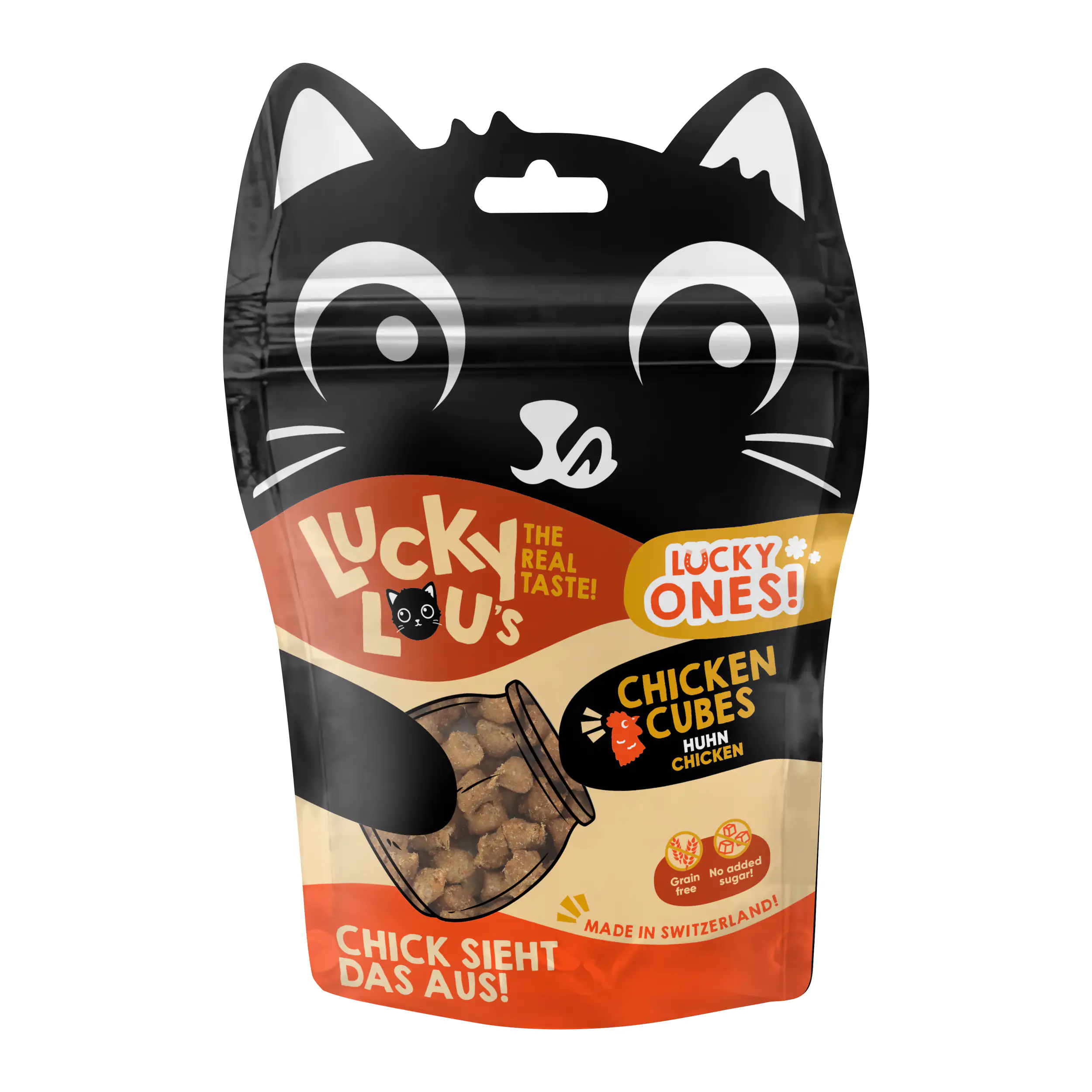 Lucky Lou Katzensnack Lucky Ones Cubes Huhn 80 g