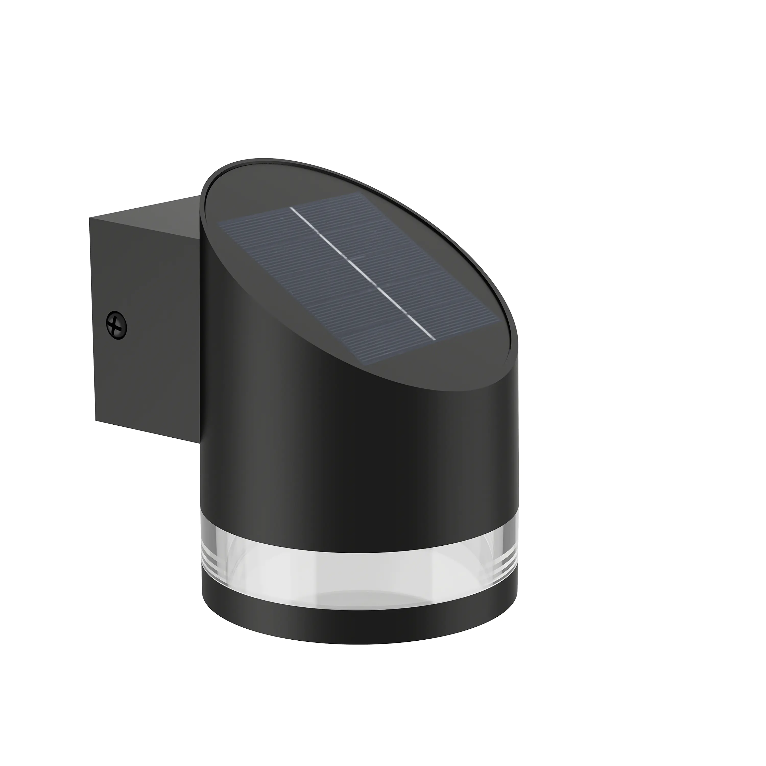 Solar Wandleuchte Fyve 13,4 x 13,2 x 9,7 cm schwarz