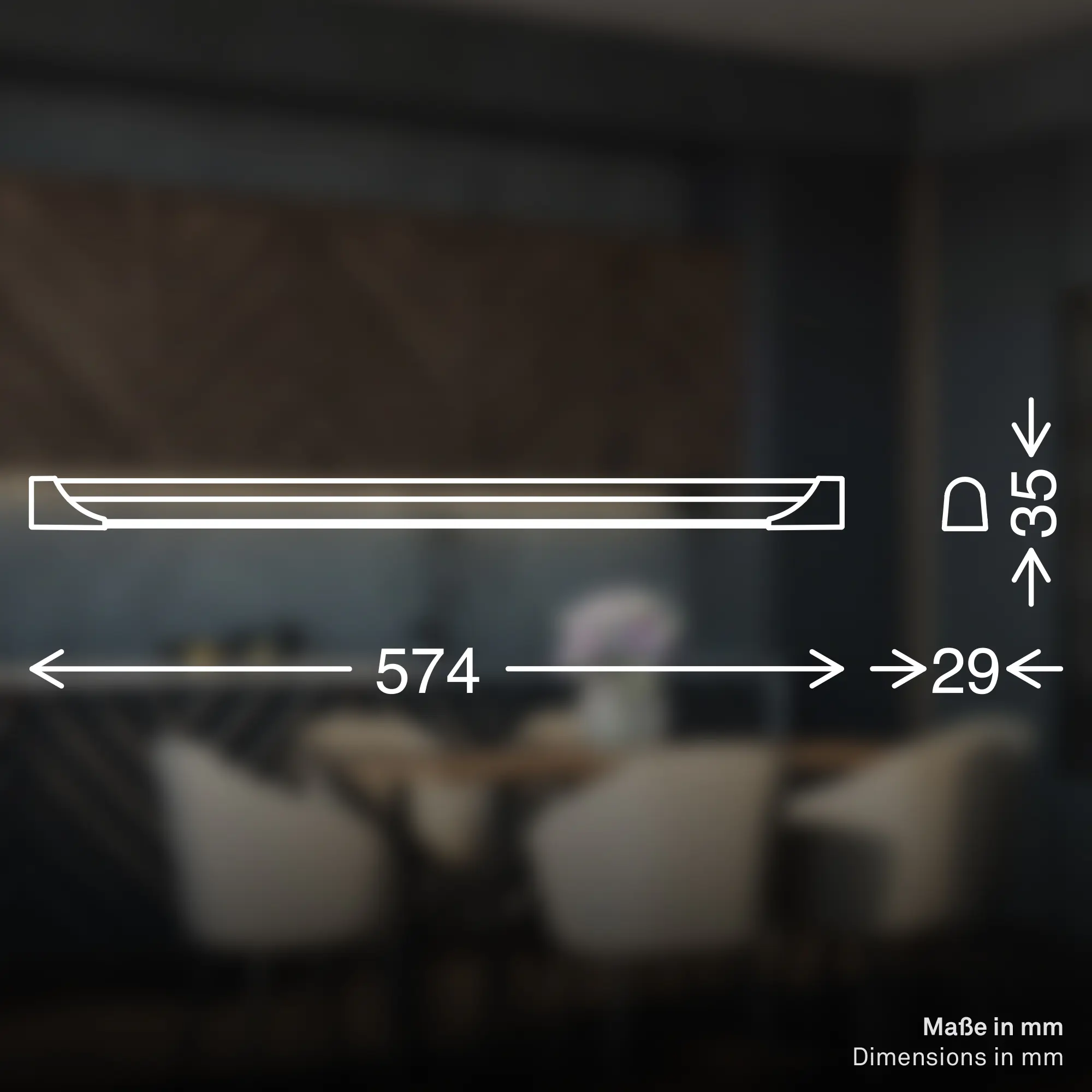 Telefunken LED Unterbauleuchte Hebe 57 cm weiß, mit Stecker Telefunken LED Unterbauleuchte Hebe 57 cm weiß, mit Stecker