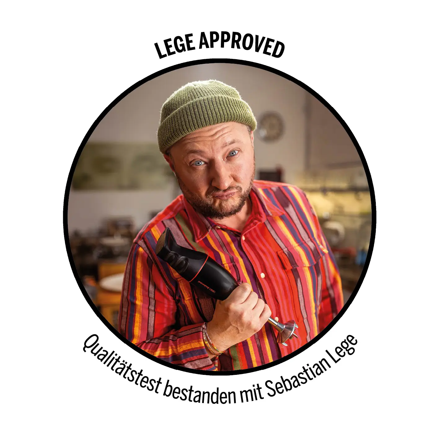 Esge Zauberstab P 200 Profi inkl. Multimesser, Schlagscheibe, Quirlscheibe