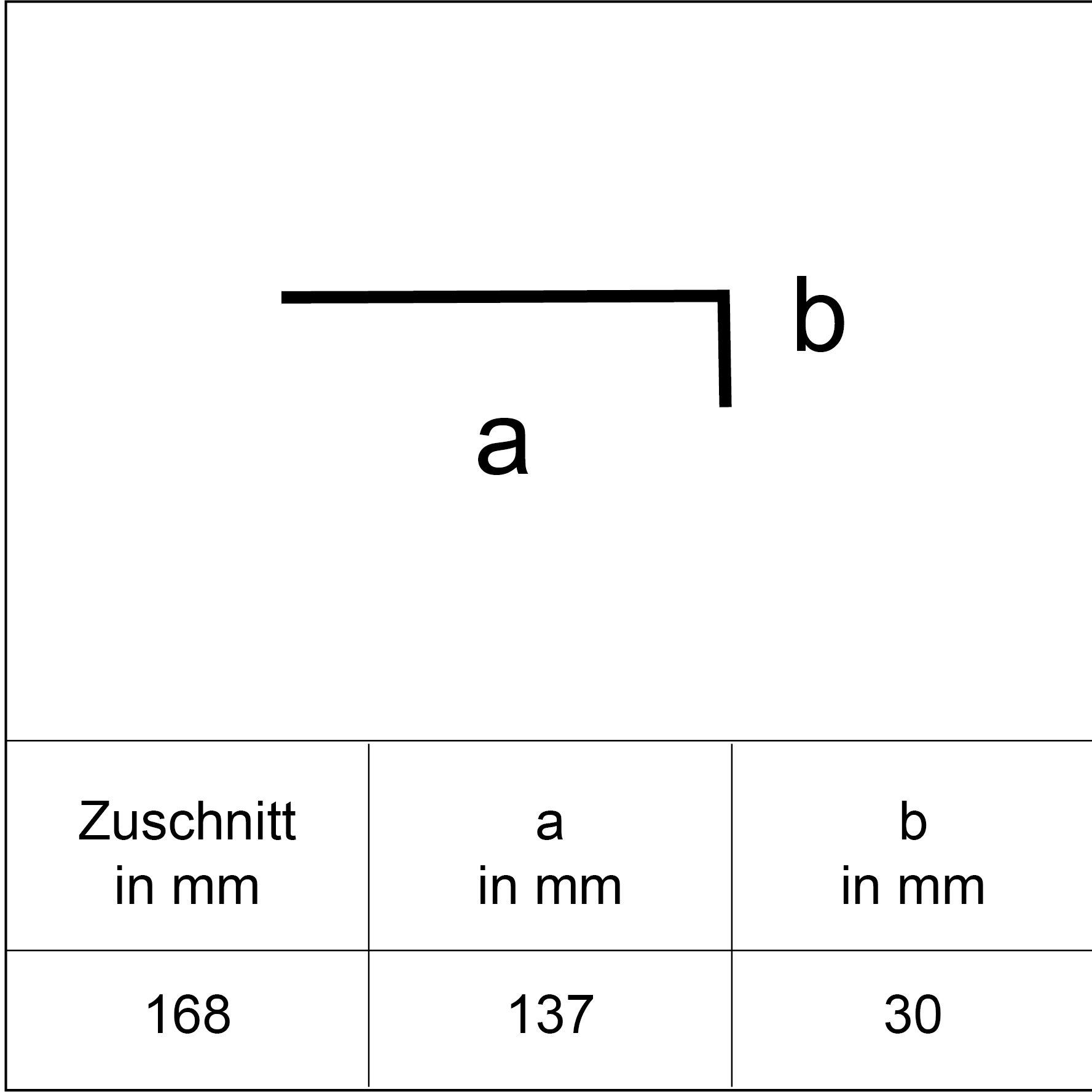 Sarei Riffelblechprofil HG11 2000 x 137 x 30 mm natur