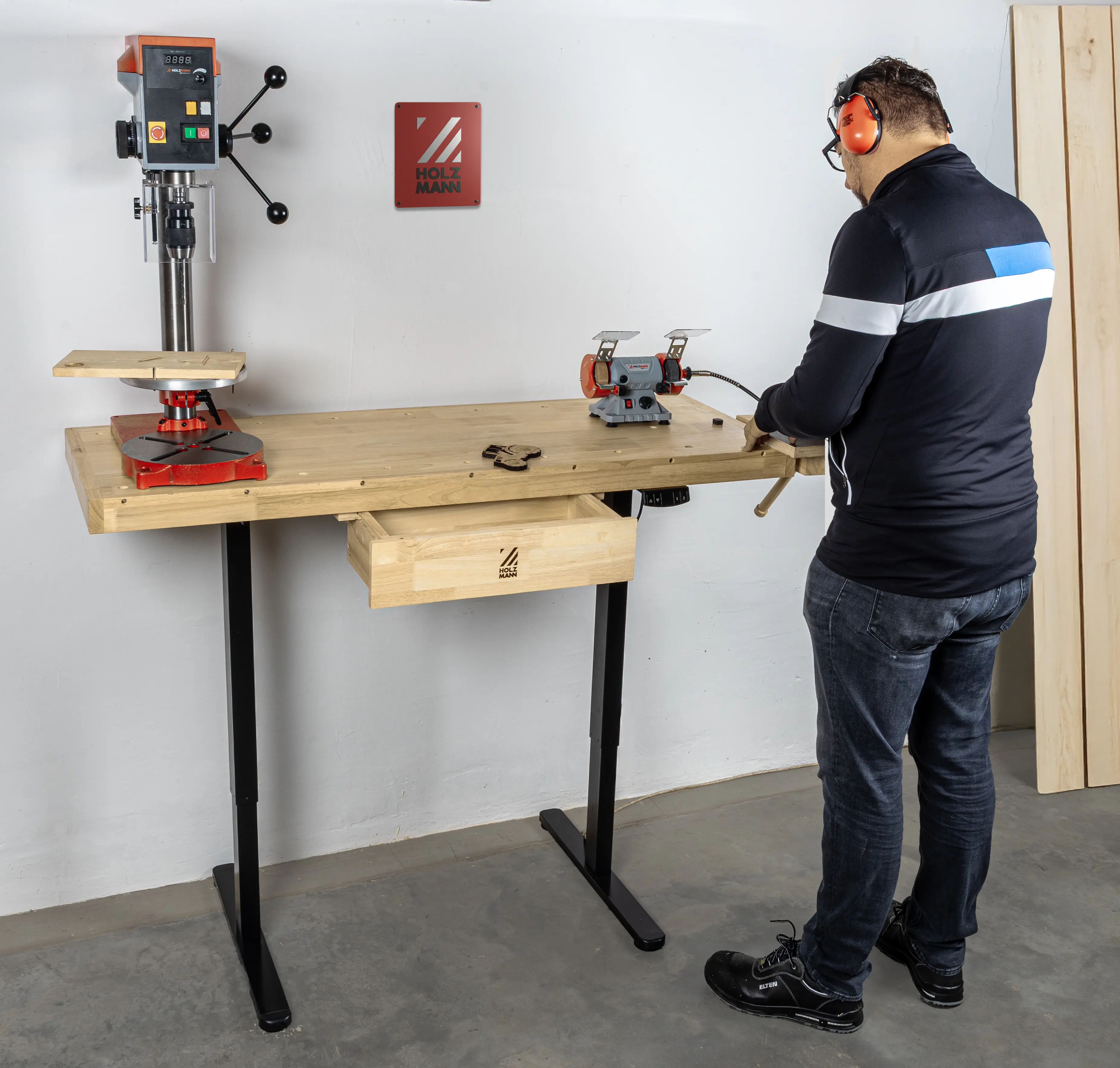 Holzmann Hobelbank höhenverstellbar WB150ELIFT_230V