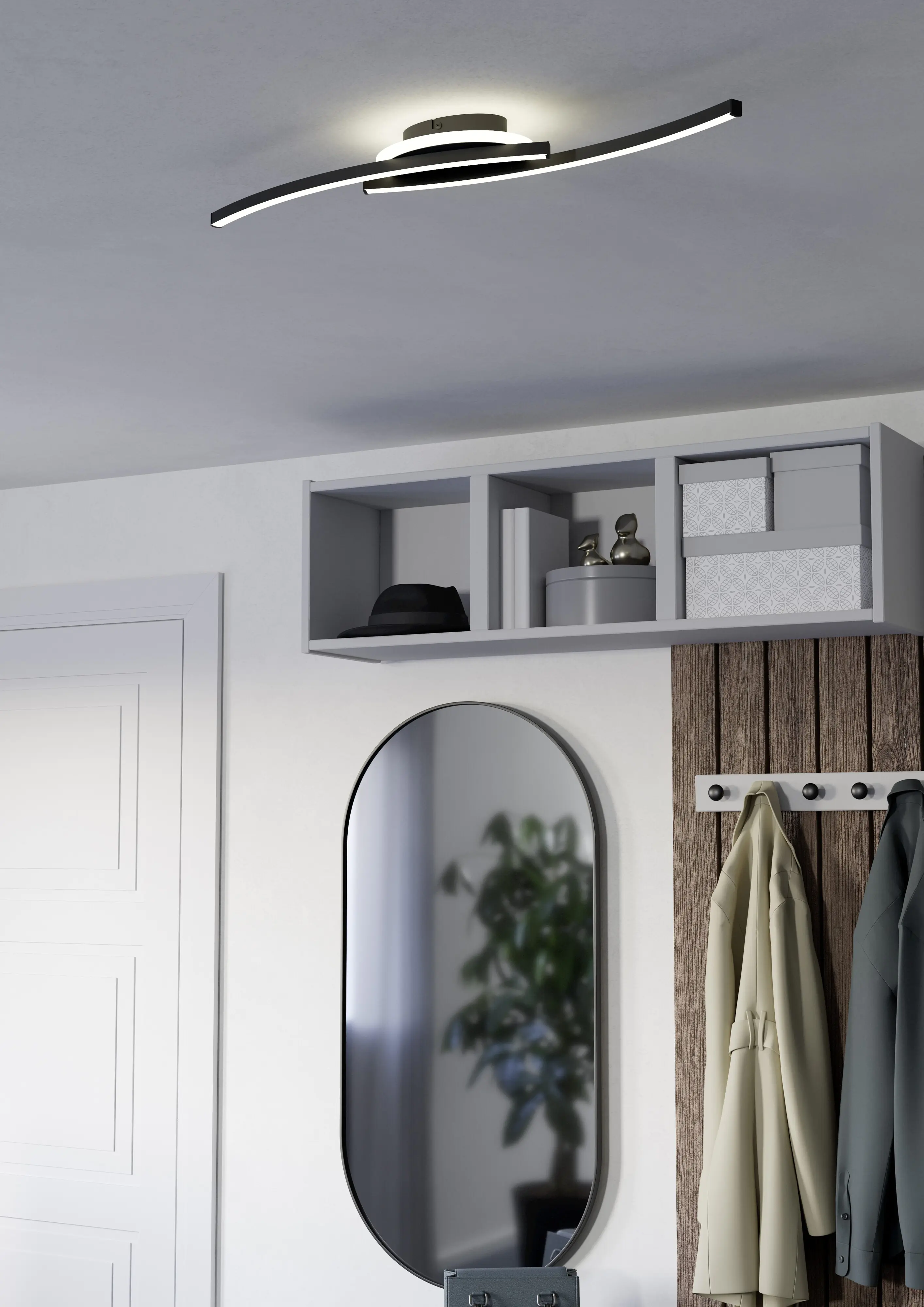 Eglo LED Deckenleuchte Lungolago 12W, 3000K, ww, 74x14 cm Eglo LED Deckenleuchte Lungolago 12W, 3000K, ww, 74x14 cm