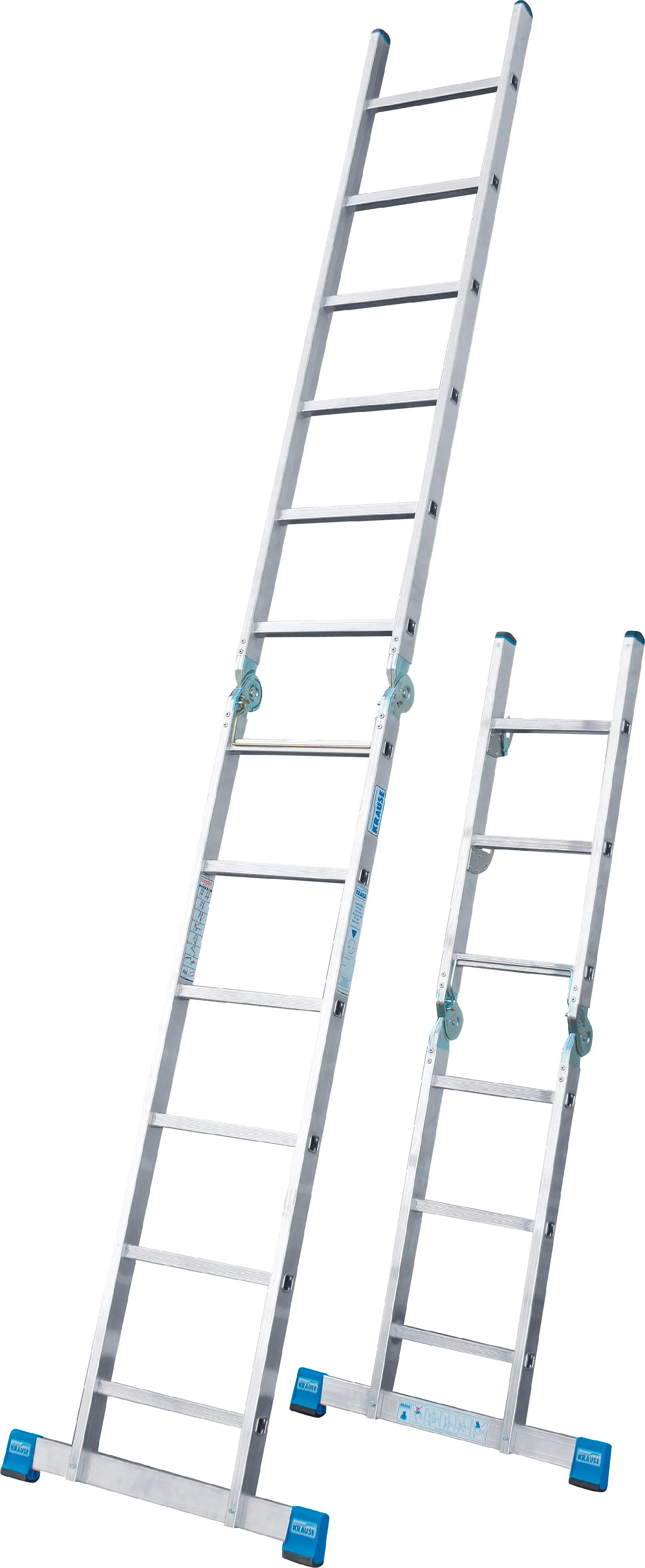 Krause Aluminium-Gelenk-Combileiter STABILO mit Treppenfunktion 5,30 m