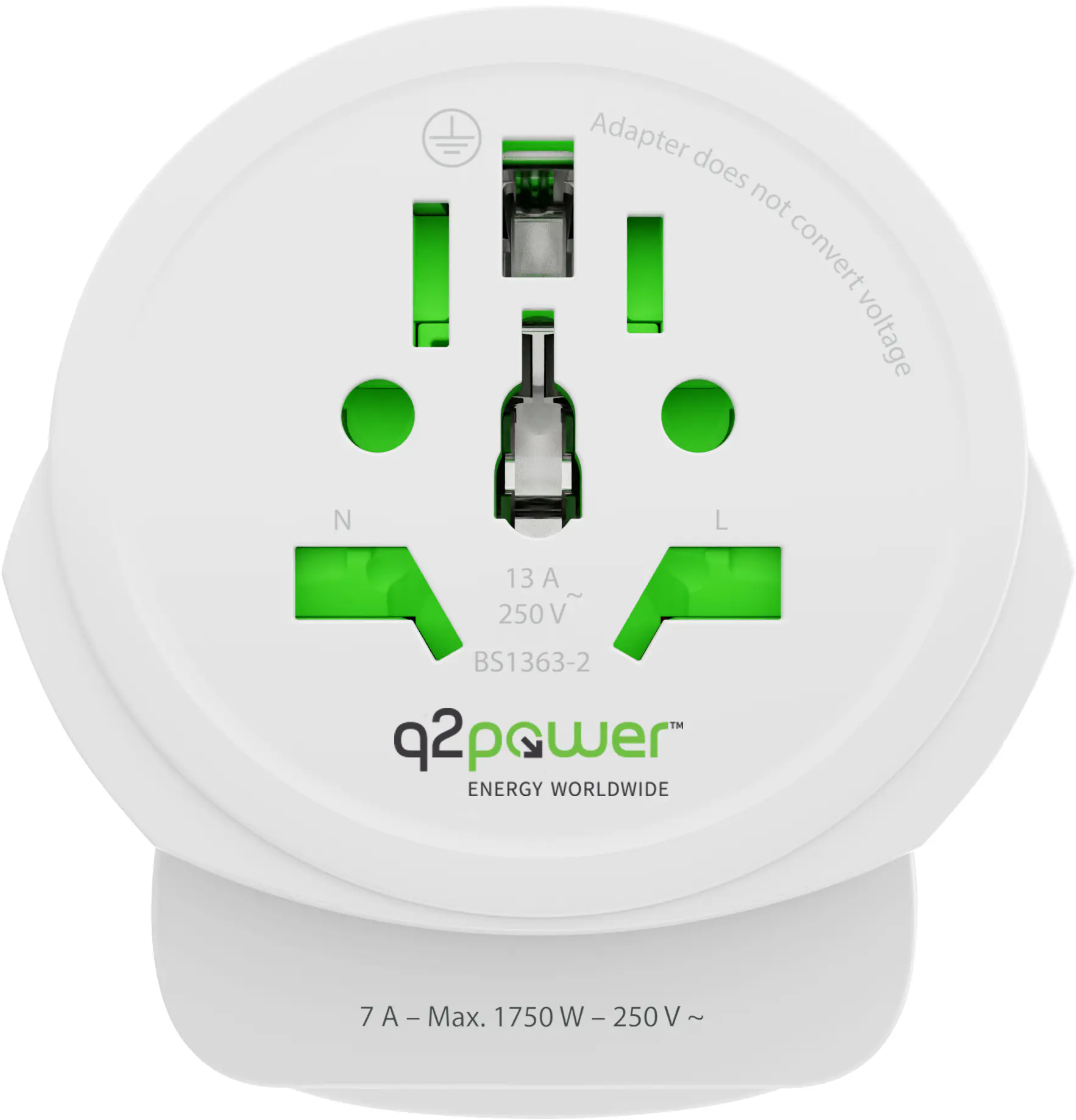 Kopp Reiseadapter Light USB AC World 2-teilig weiß Kopp Reiseadapter Light USB AC World 2-teilig weiß