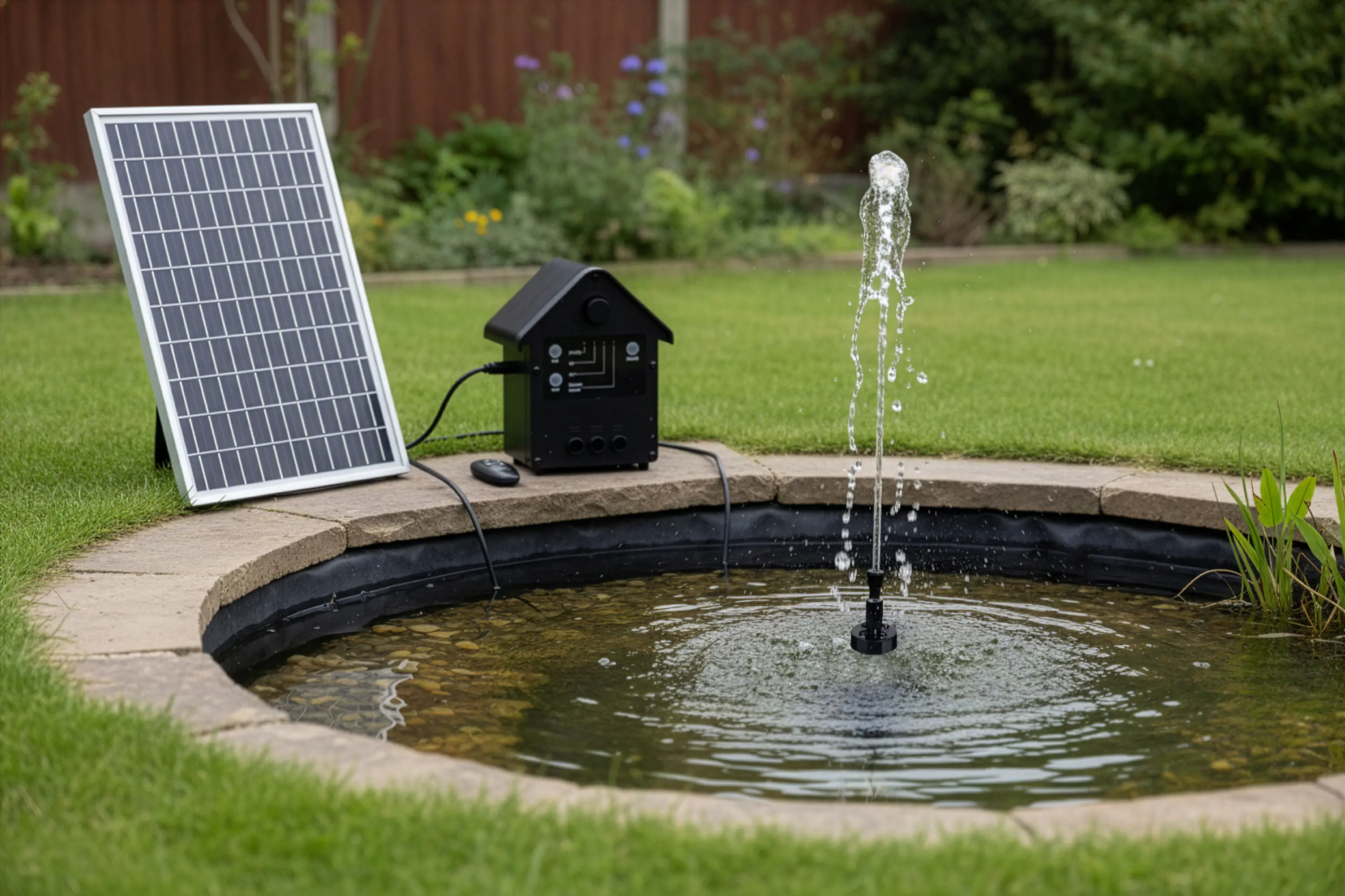 T.I.P. Solar-Teichpumpen Set 300/9 Fördermenge: 300 l/h 2 W