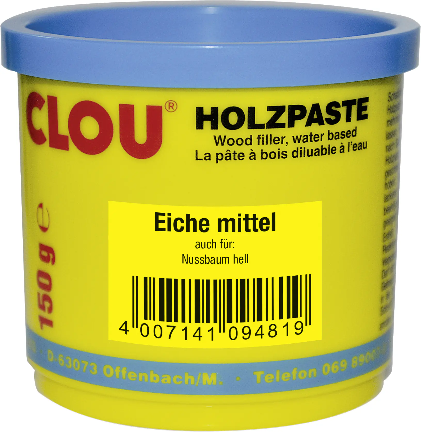 Clou Holzpaste 150 g eiche mittel