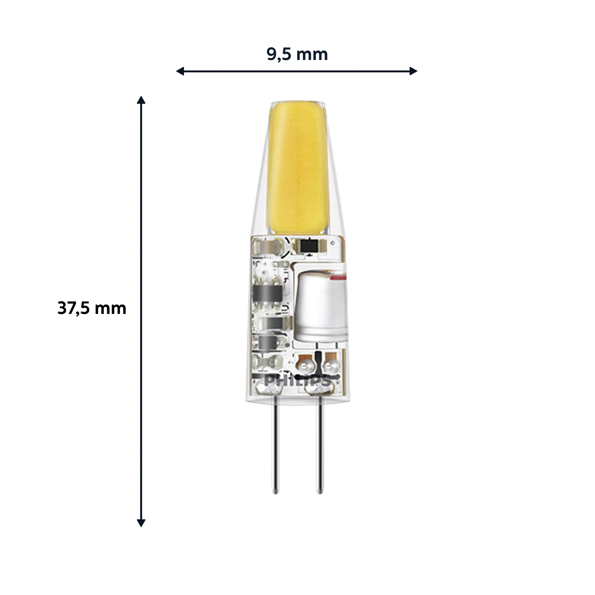 Philips LED Leuchtmittel G4 1,7W 200lm 2700K 2er Pack