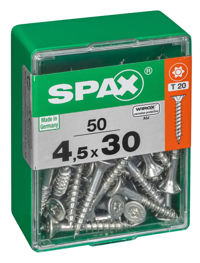 Spax Universalschrauben 4.5 x 30 mm TX 20 - 50 Stk.