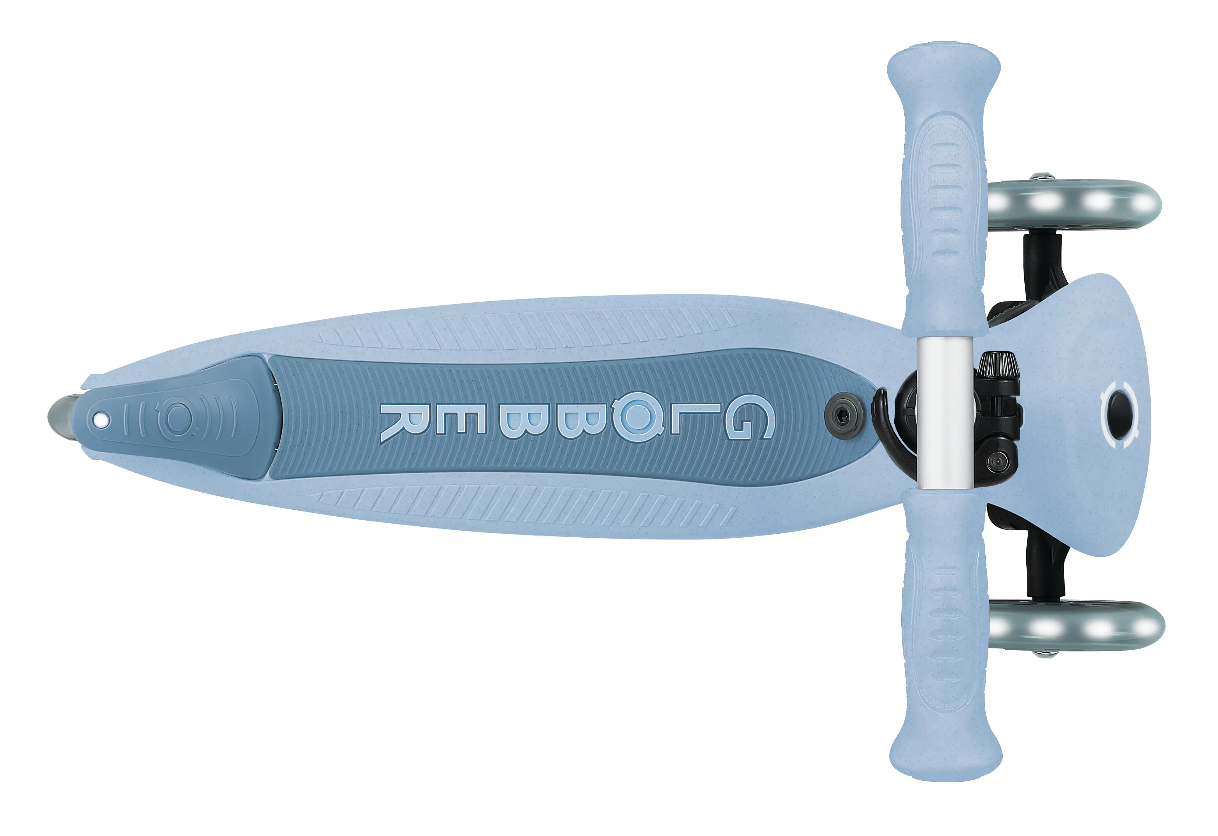 Globber 3-in-1 Fahrzeug Go-Up Active Lights Eco blaubeere mit Leuchtrollen