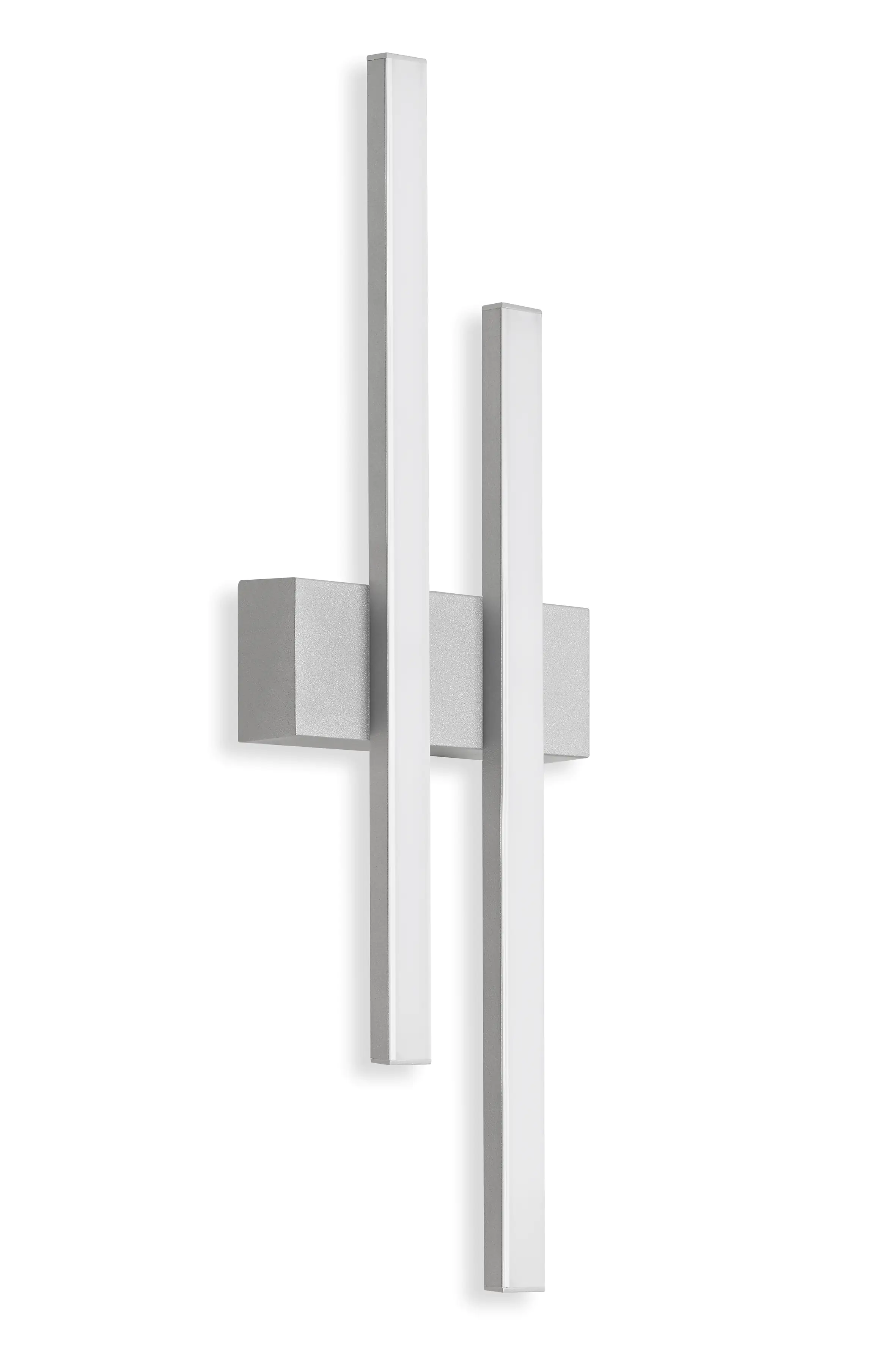 Telefunken LED Außen-Wandleuchte Graz silber 47 x 15,5 x 4,2 cm
