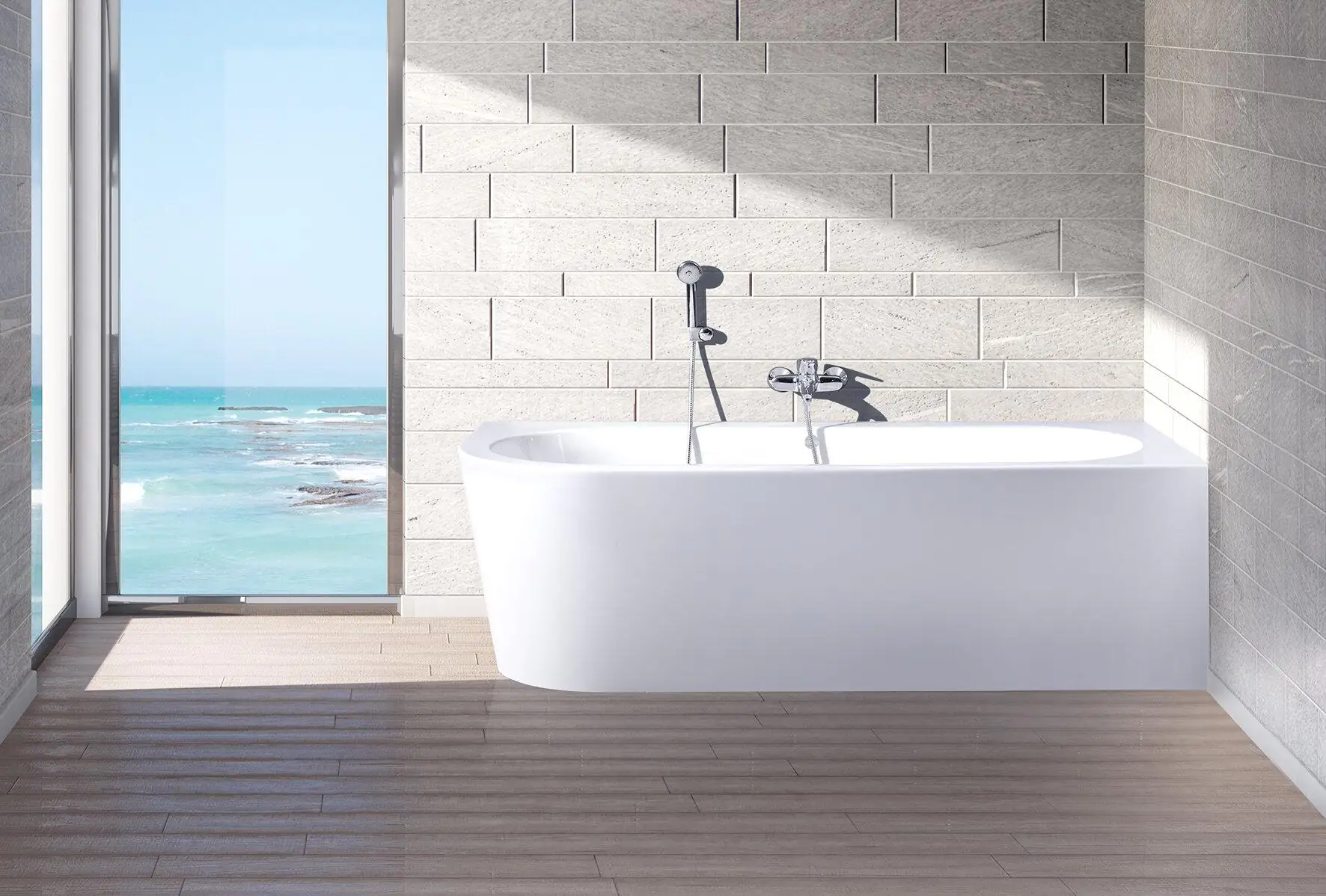 Ottofond Freistehende Badewanne Modena Corner Weiß links 178 x 78 x 44 cm Ottofond Freistehende Badewanne Modena Corner Weiß links 178 x 78 x 44 cm