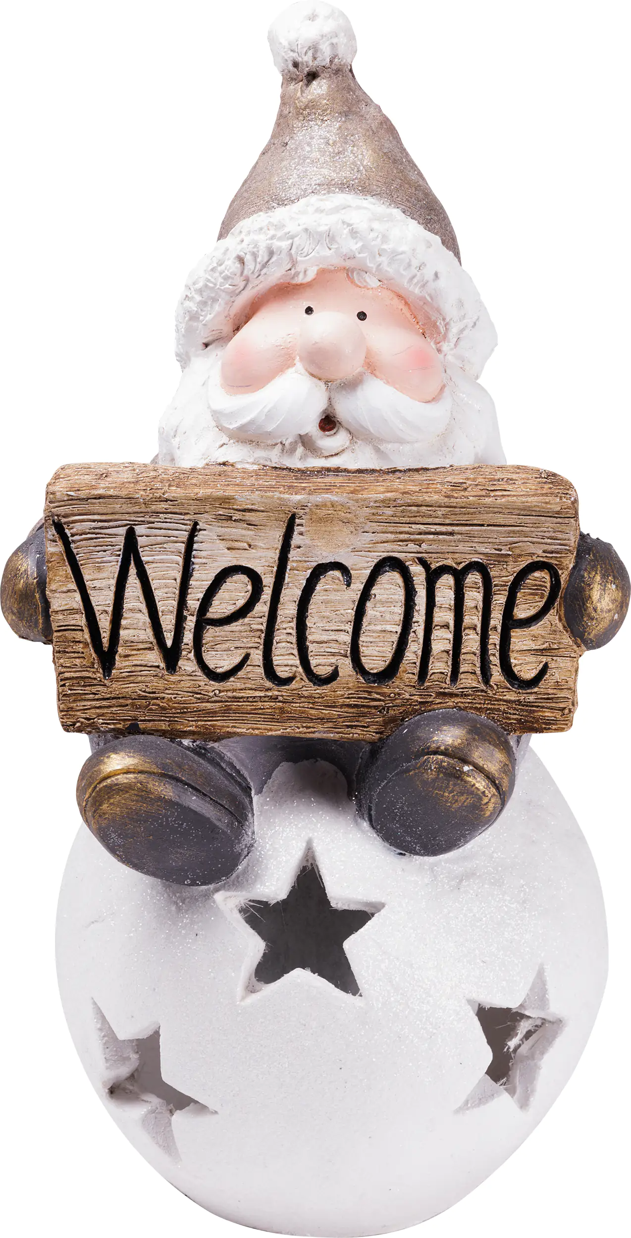 TrendLine Windlicht  Weihnachtsmann 22 x 21 x 46 cm