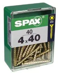 Spax Universalschrauben 4.0 x 40 mm PZ 2 - 40 Stk.