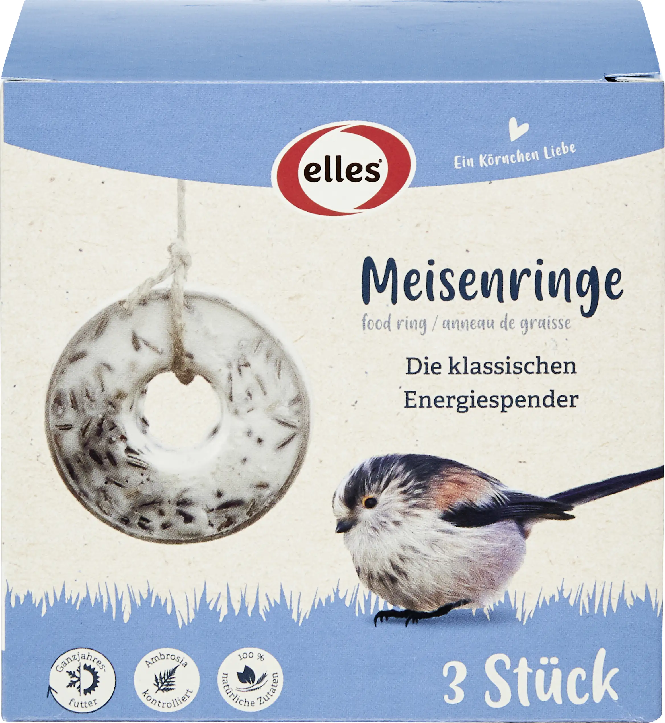 Elles Wildvogelfutter Meisenringe 3 Stück