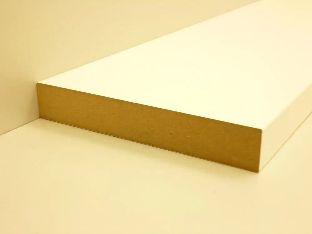 B.S. Bauprogramm Rechteckleiste 200 cm 20 x 120 mm weiß