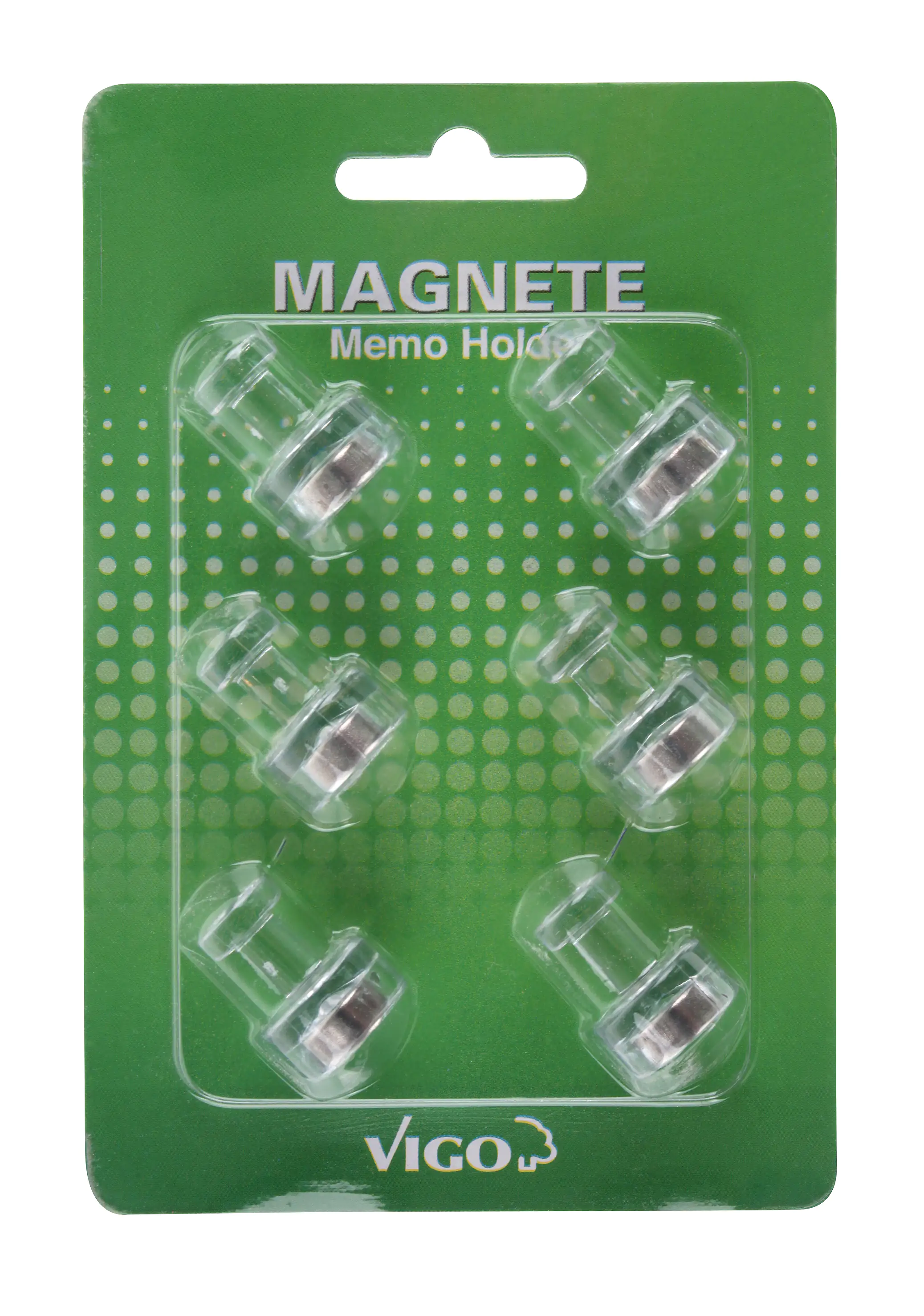 Vigo Ersatzmagnete rund, besonders stark haftend, 6 Stück pro Pack