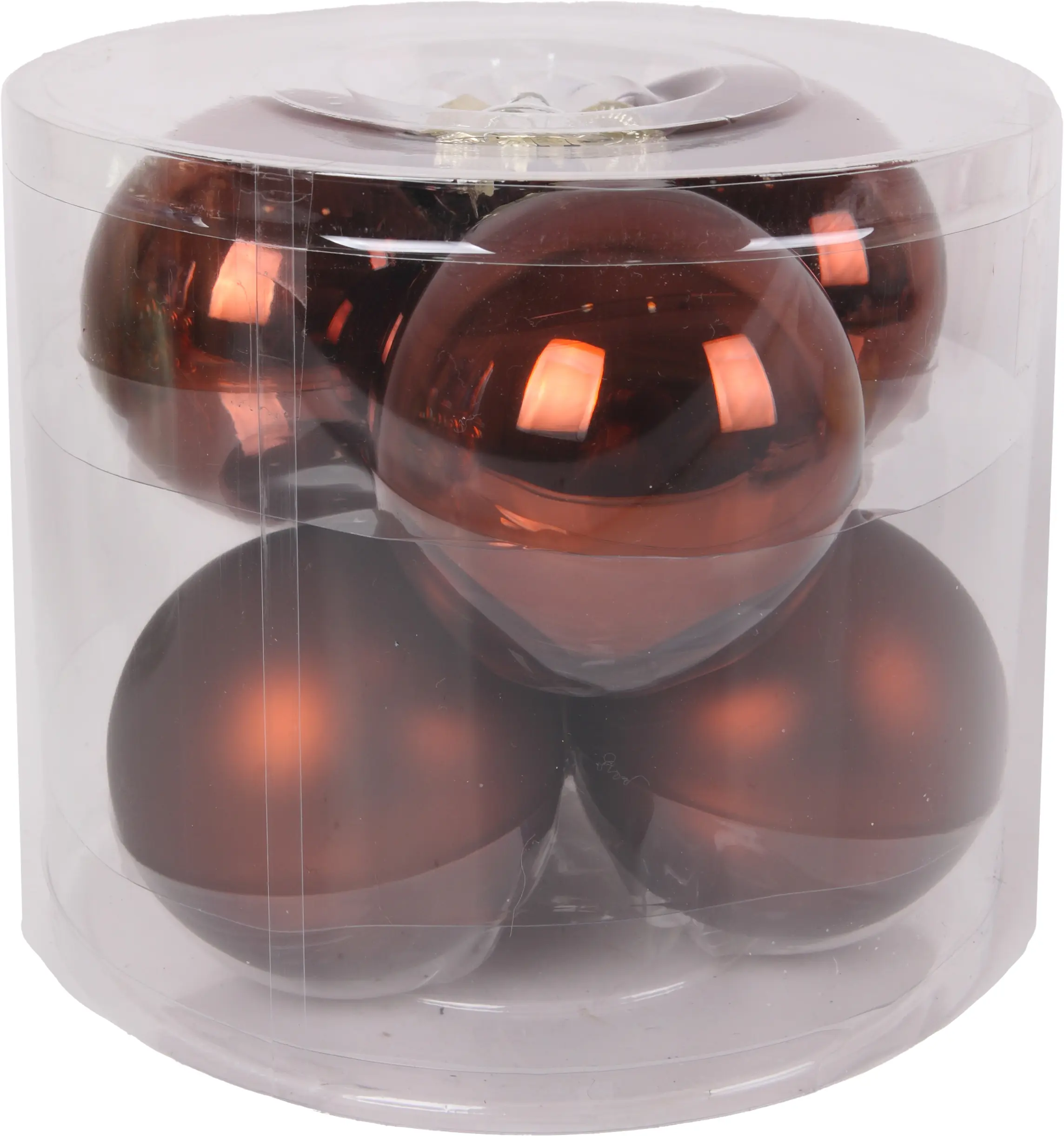 TrendLine Weihnachtskugeln aus Glas Ø 8 cm espresso 6 Stück TrendLine Weihnachtskugeln aus Glas Ø 8 cm espresso 6 Stück