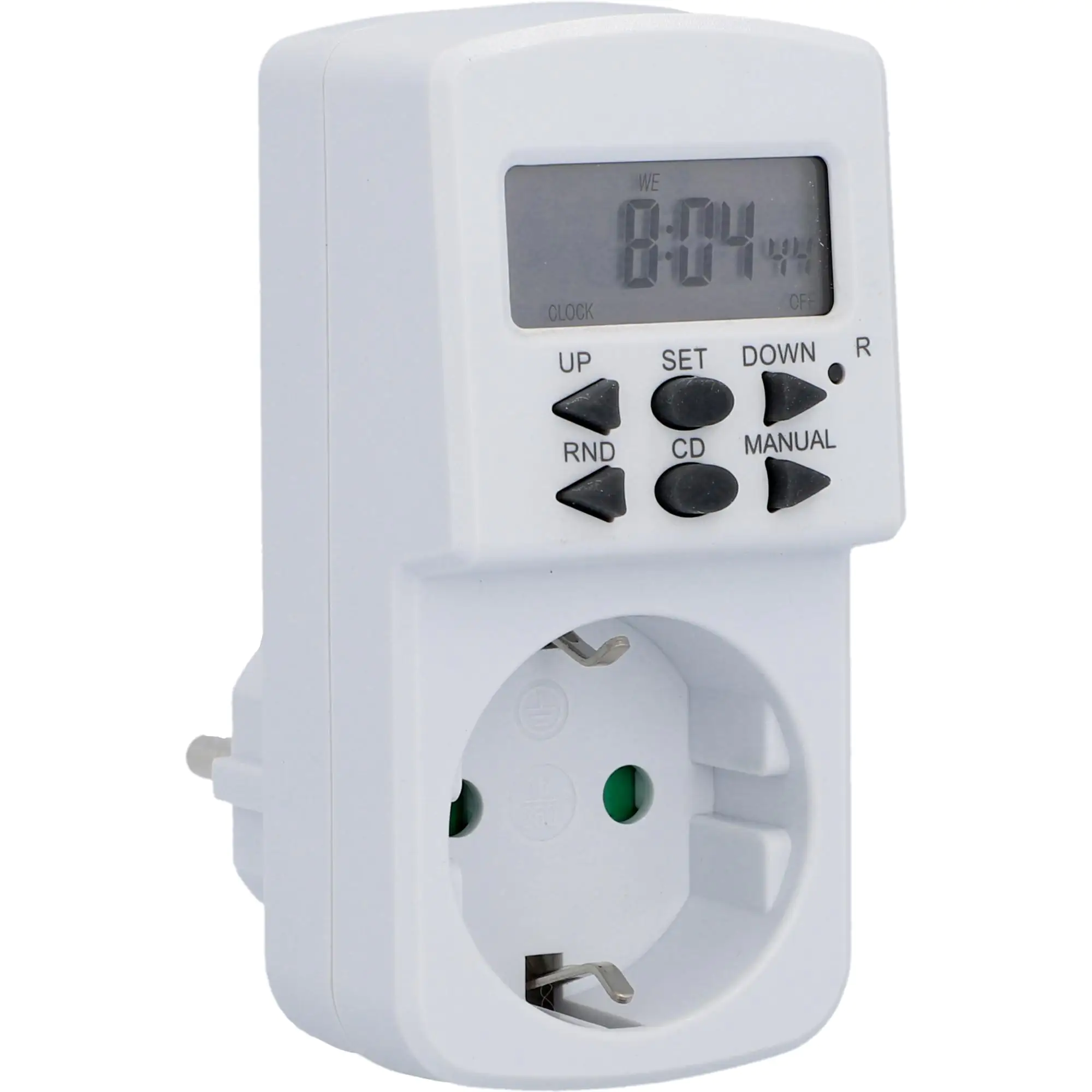 Wochenzeitschaltuhr digital, mini, für innen, weiß