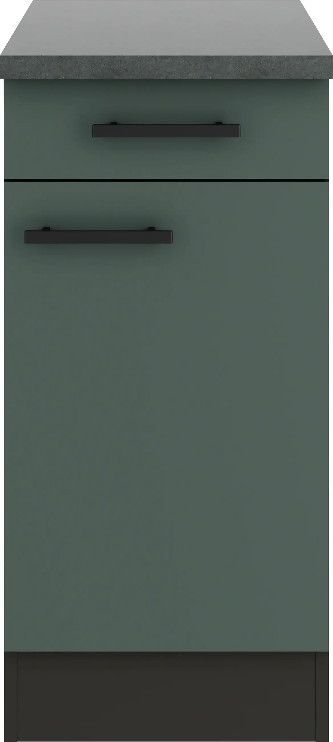 Optifit Unterschrank Verona 405 steingrün/anthrazit matt 40 cm