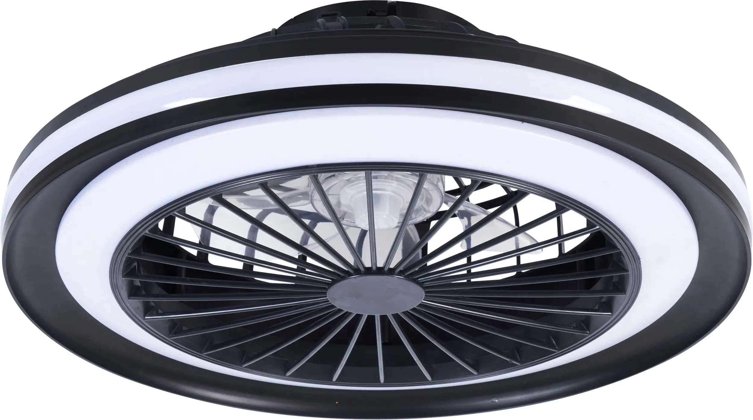 Deckenleuchte mit Ventilator Paula Ø 49 cm 40 W schwarz