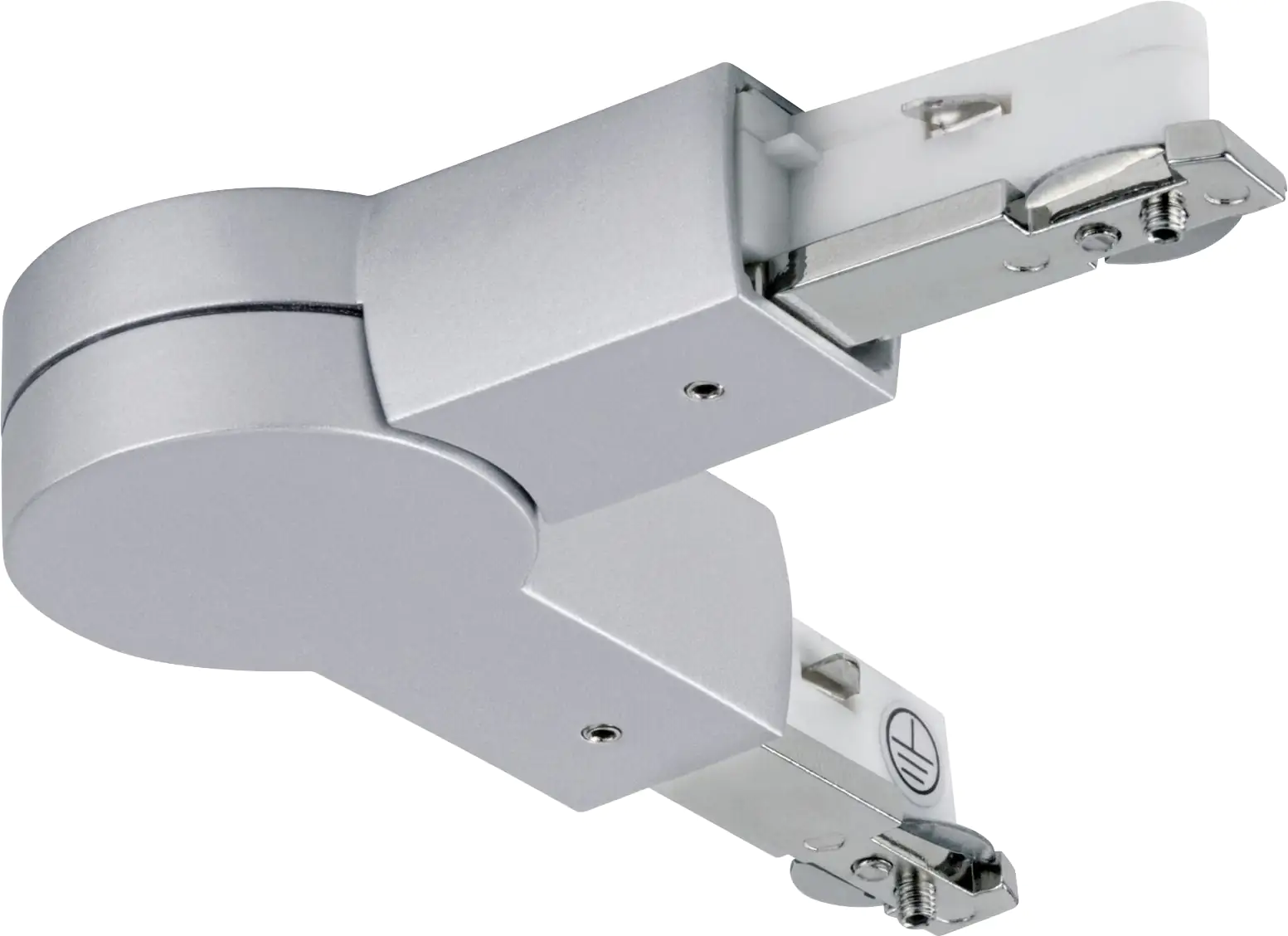 4000870969649 Paulmann URail Gelenk-Verbinder chrom matt 15,9 x 3,6 cm max. 1000W