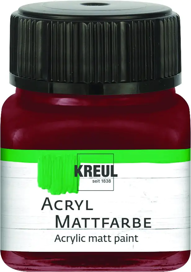 Kreul Acryl Mattfarbe maron 20 ml