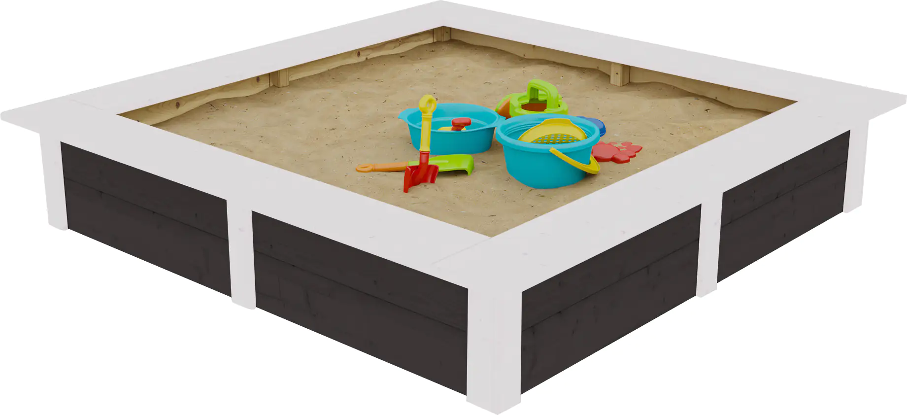 4004581521097_2 Weka Sandkasten Aina 119 x 119 cm