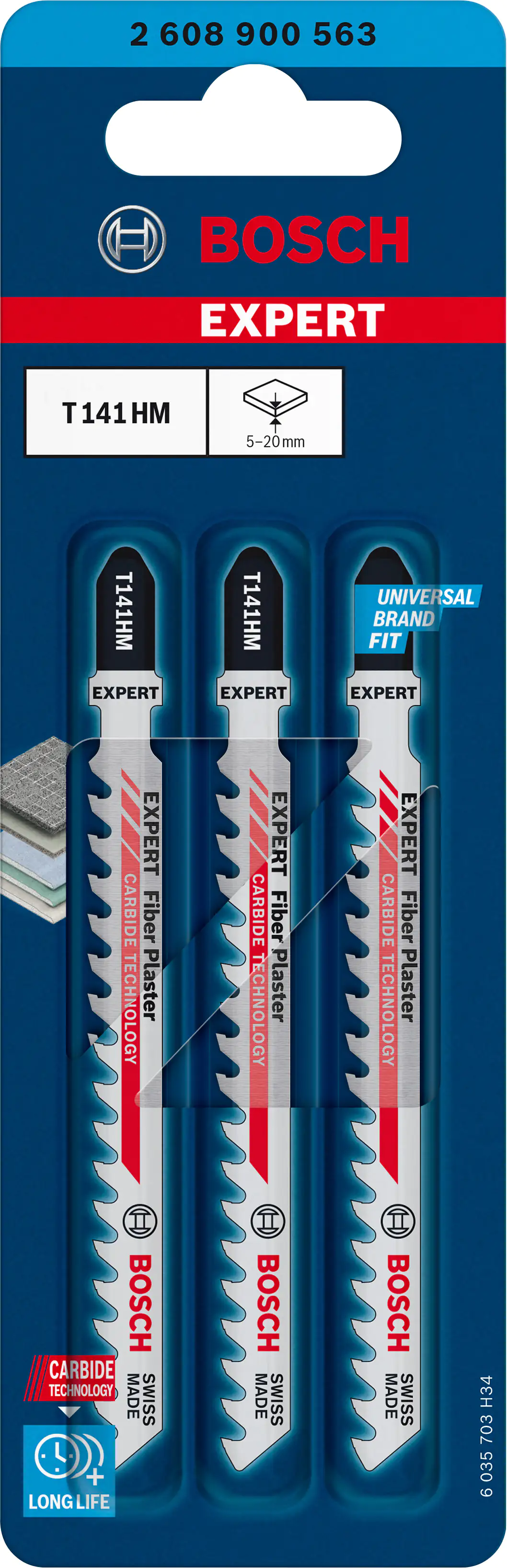 Bosch Expert Stichsägeblatt T141 HM 3 Stück Bosch Expert Stichsägeblatt T141 HM 3 Stück