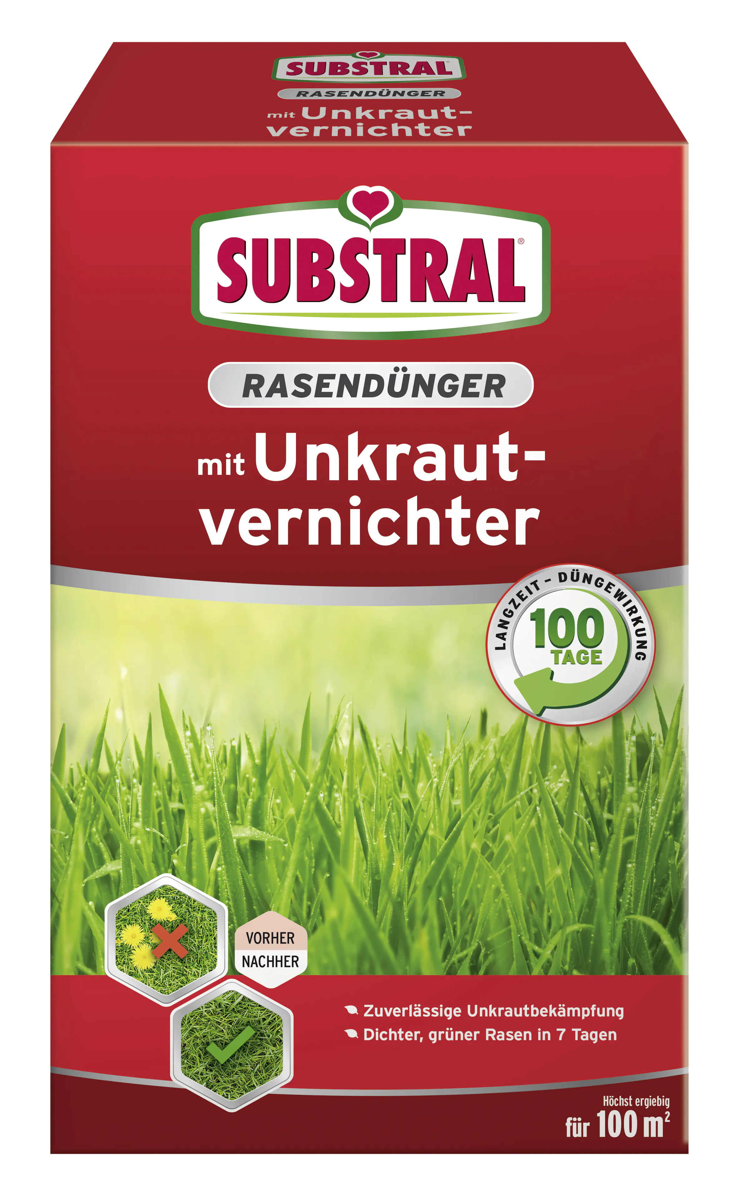 Substral Rasendünger mit Unkrautvernichter für 100 m² 2 kg Substral Rasendünger mit Unkrautvernichter für 100 m² 2 kg