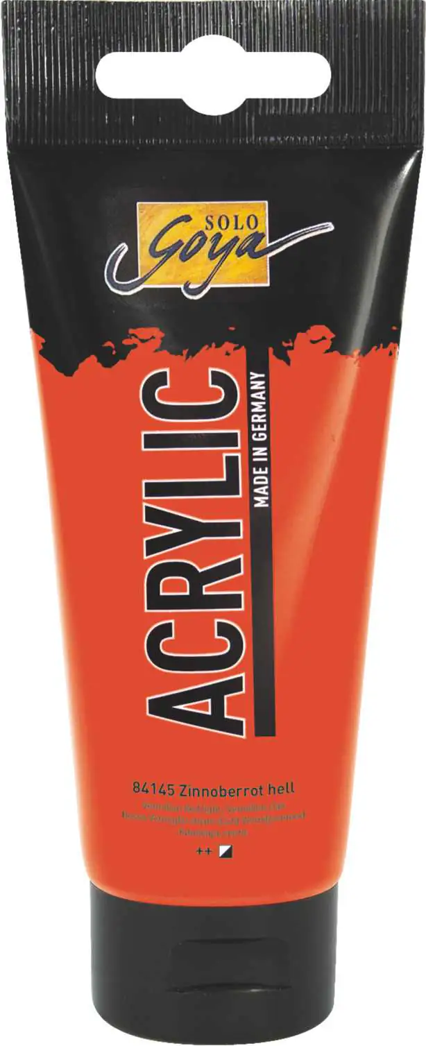 Kreul Solo Goya Acrylic Tube zinnoberrot hell 100 ml  Kreul Solo Goya Acrylic Tube zinnoberrot hell 100 ml