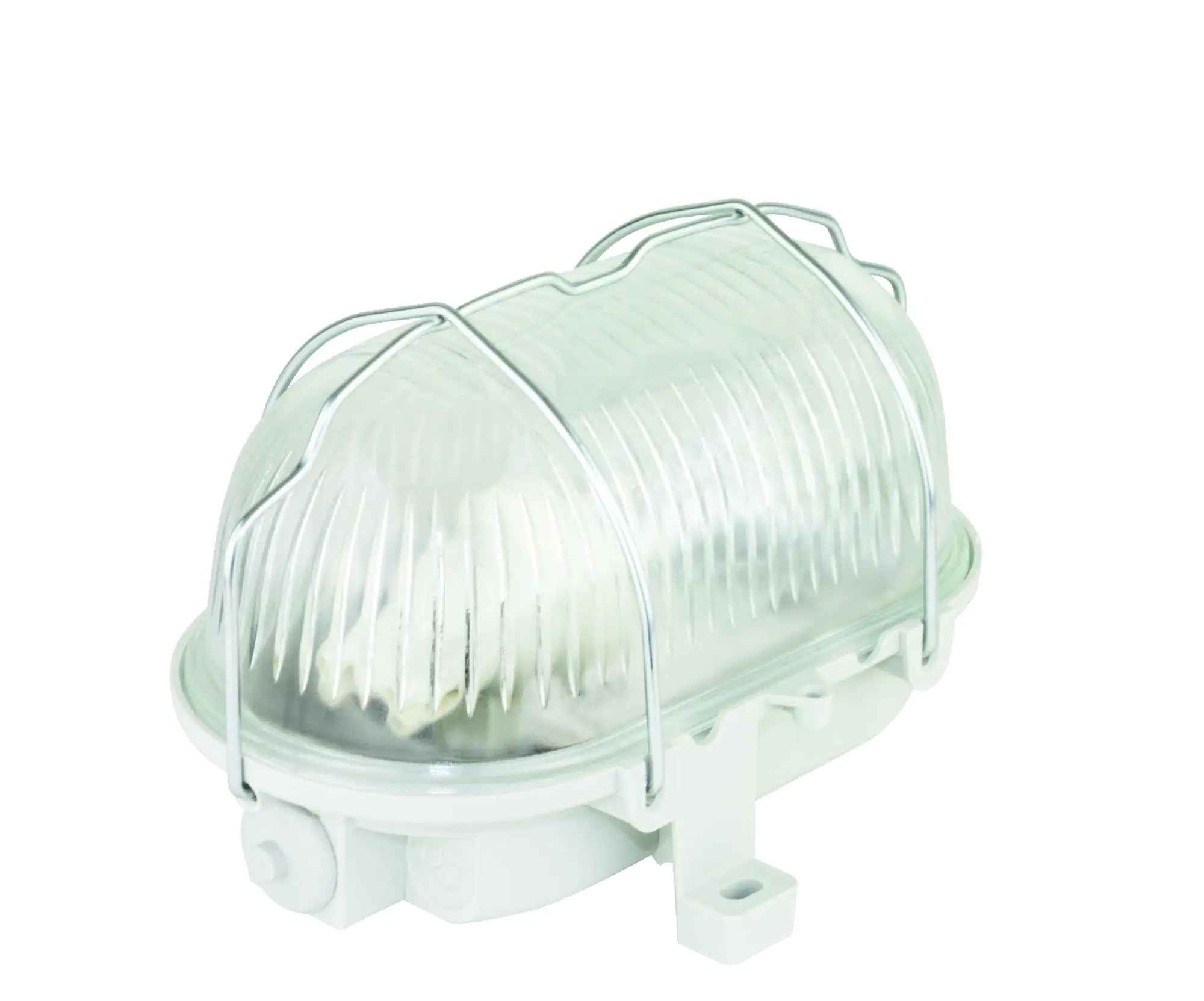 REV LED Oval-Außenlampe grau 5 W