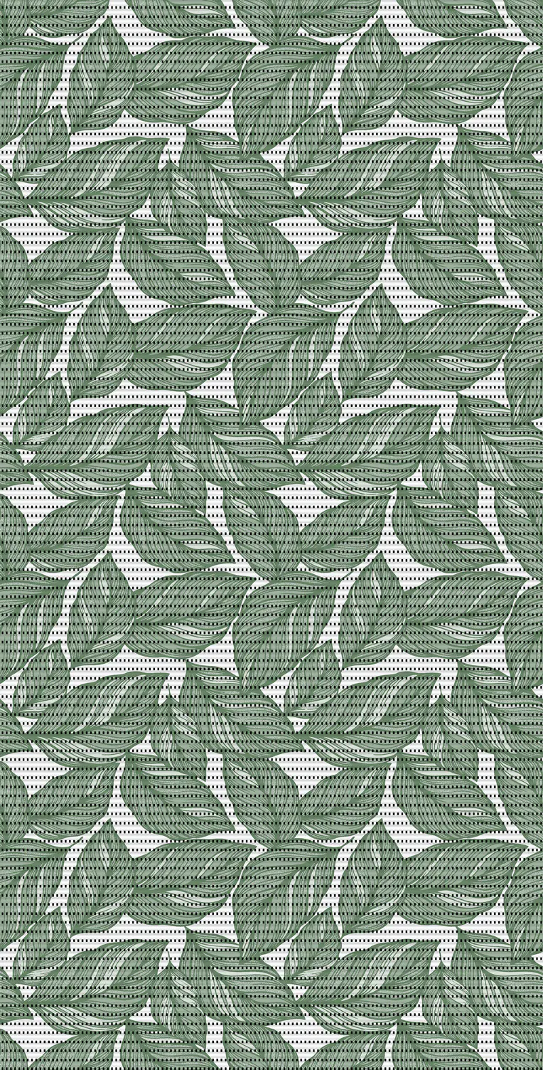 d-c-fix Weichschaummatte Tropicana 80 x 50 cm weiß/grün