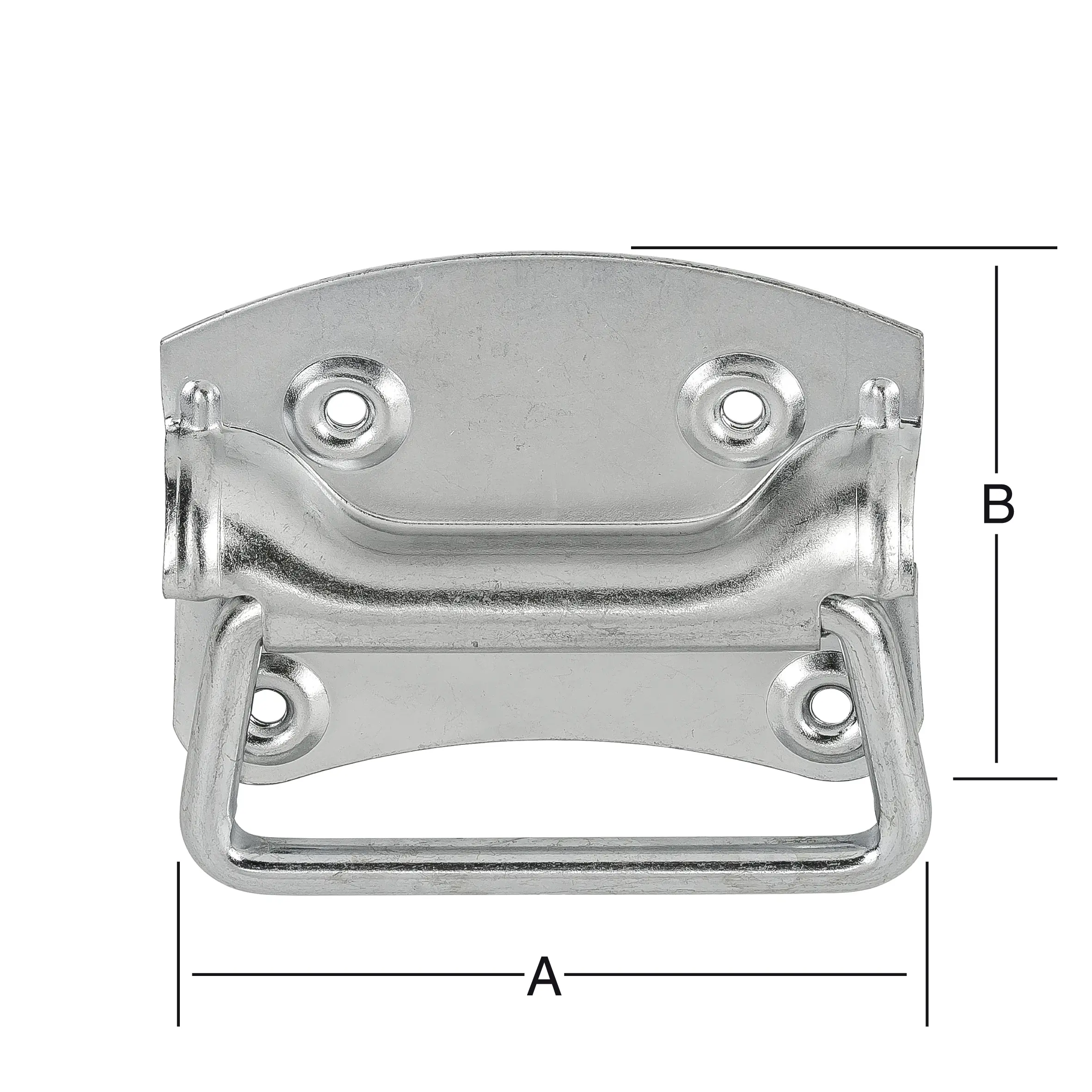 Vormann Kistengriffe verzinkt 80 x 70 mm