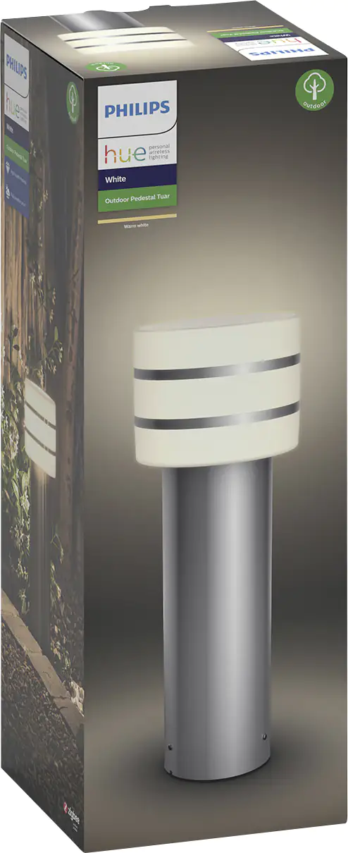8718696166086_2729793 Philips Hue LED Sockelleuchte White Tuar edelstahl 40 x 15 cm dimmbar
