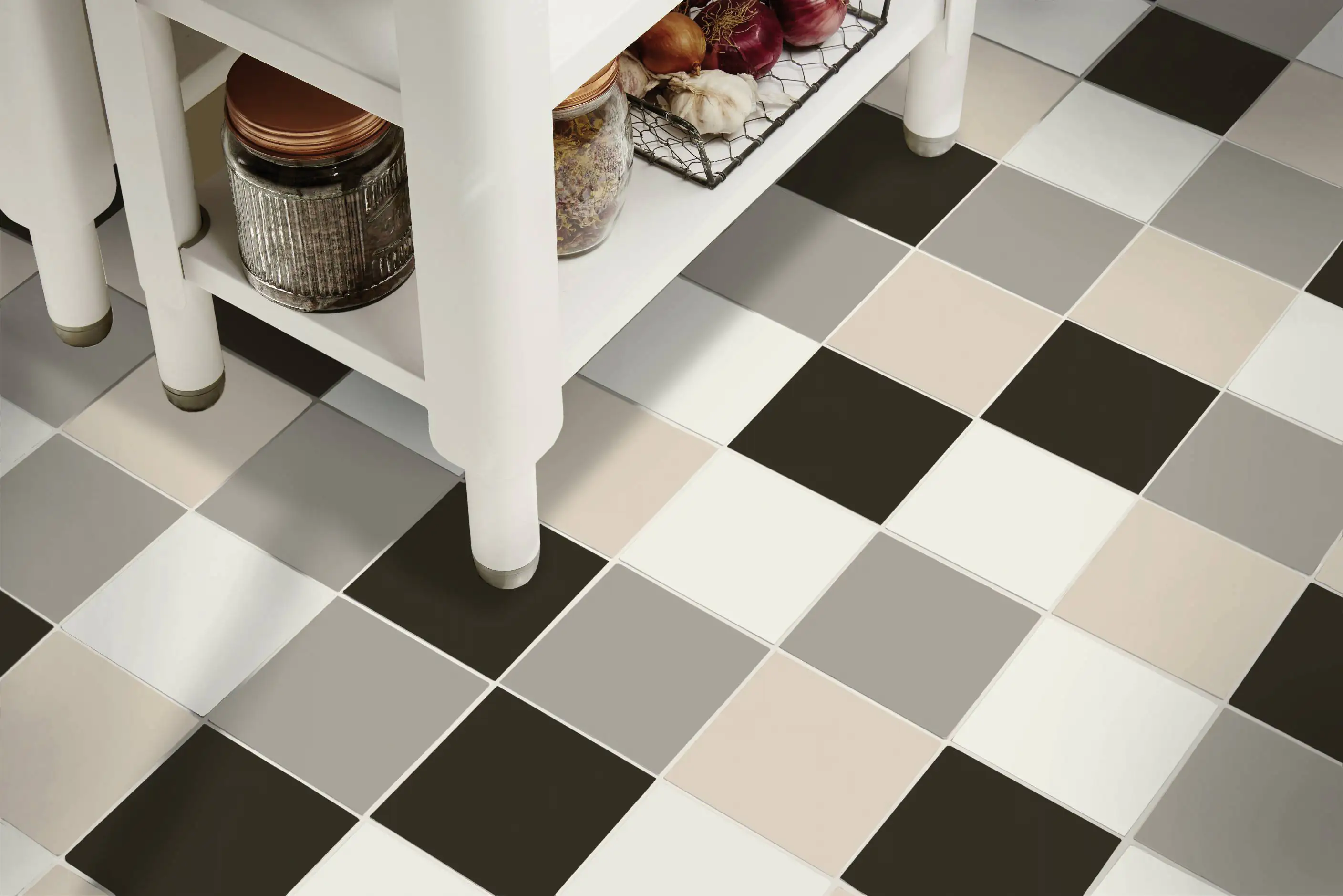 4048527027441_2 Bodenfliese Feinsteinzeug Malaga 13,9 x 13,9 cm schwarz