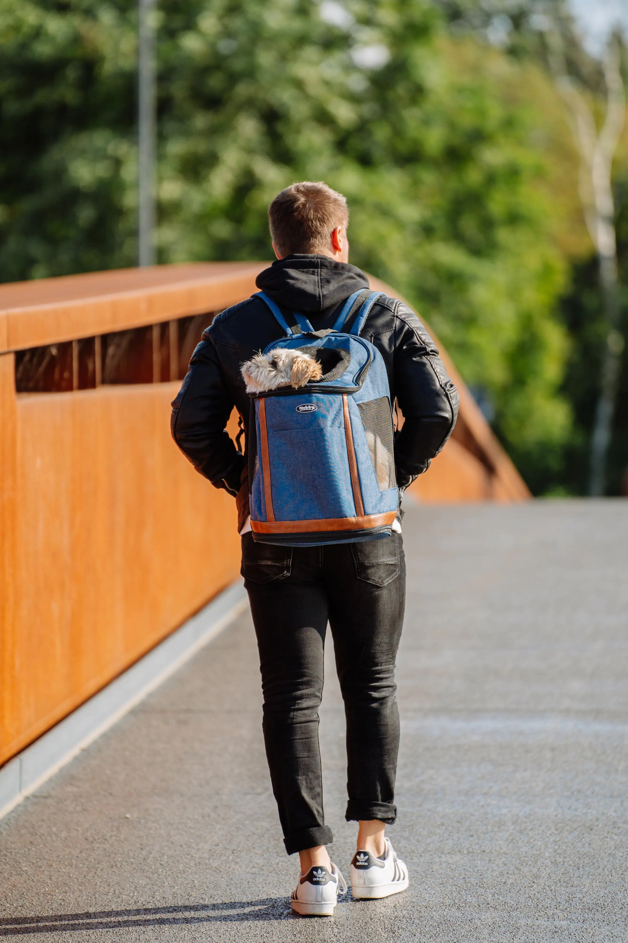 Nobby Tragerucksack Widok blau