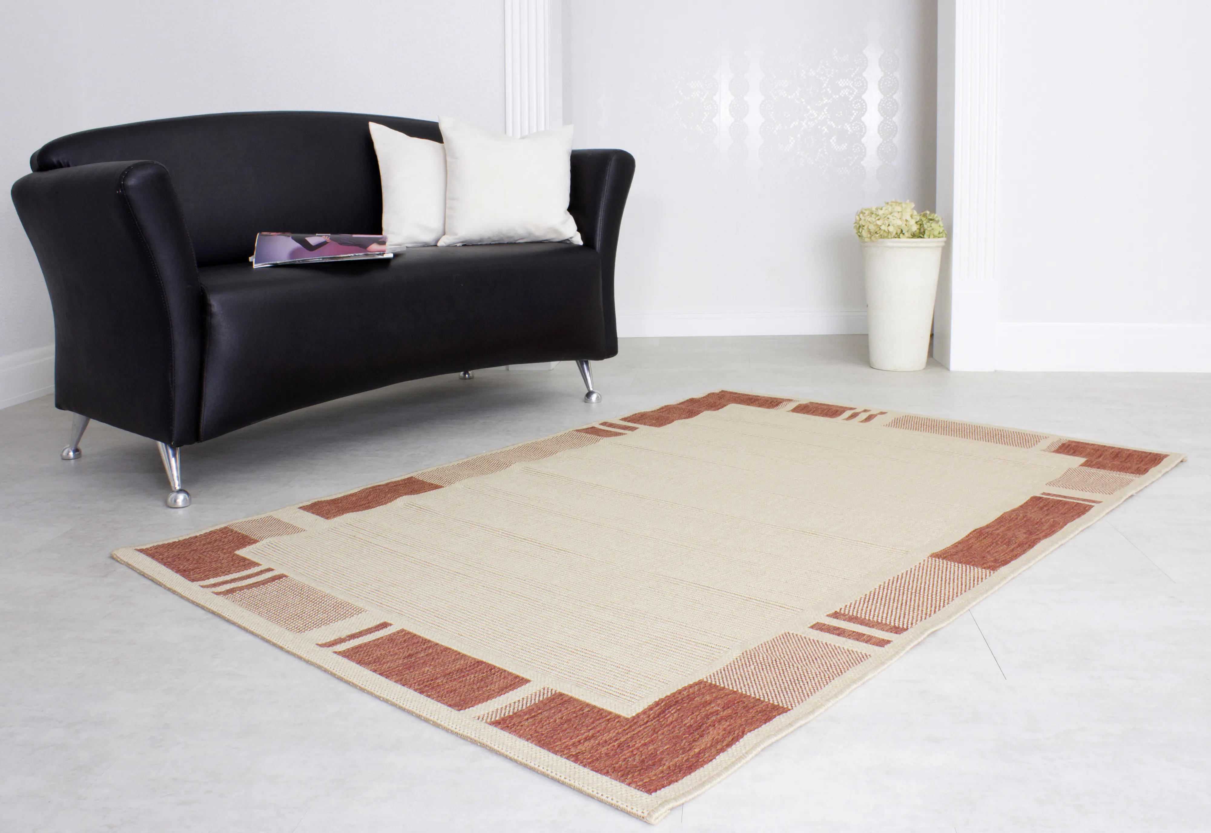 Andiamo Teppich New Orleans beige-terra, 60 x 110 cm