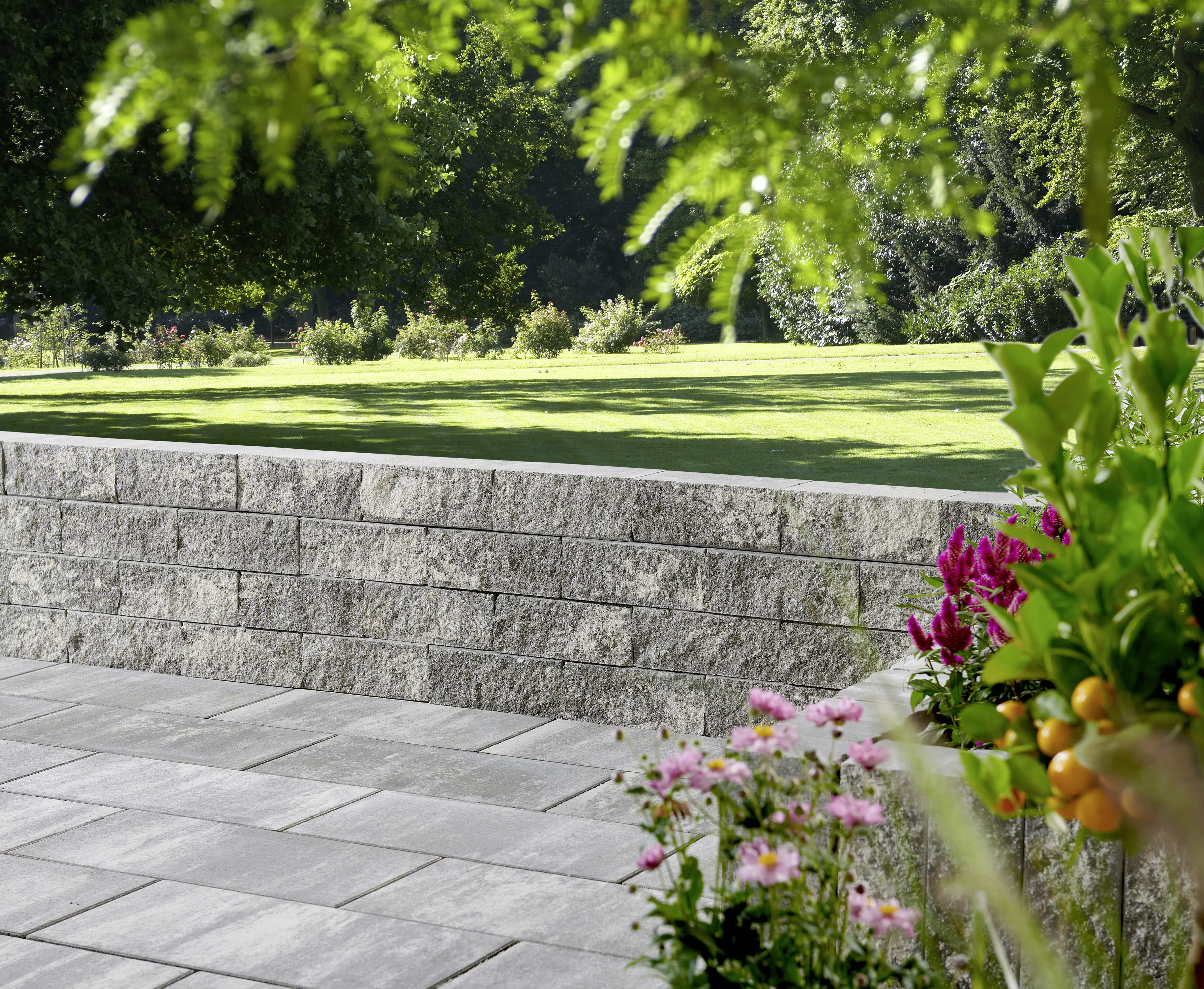 Primaster Mauerstein San Marino 30 x 15 x 12 cm grau-alpin