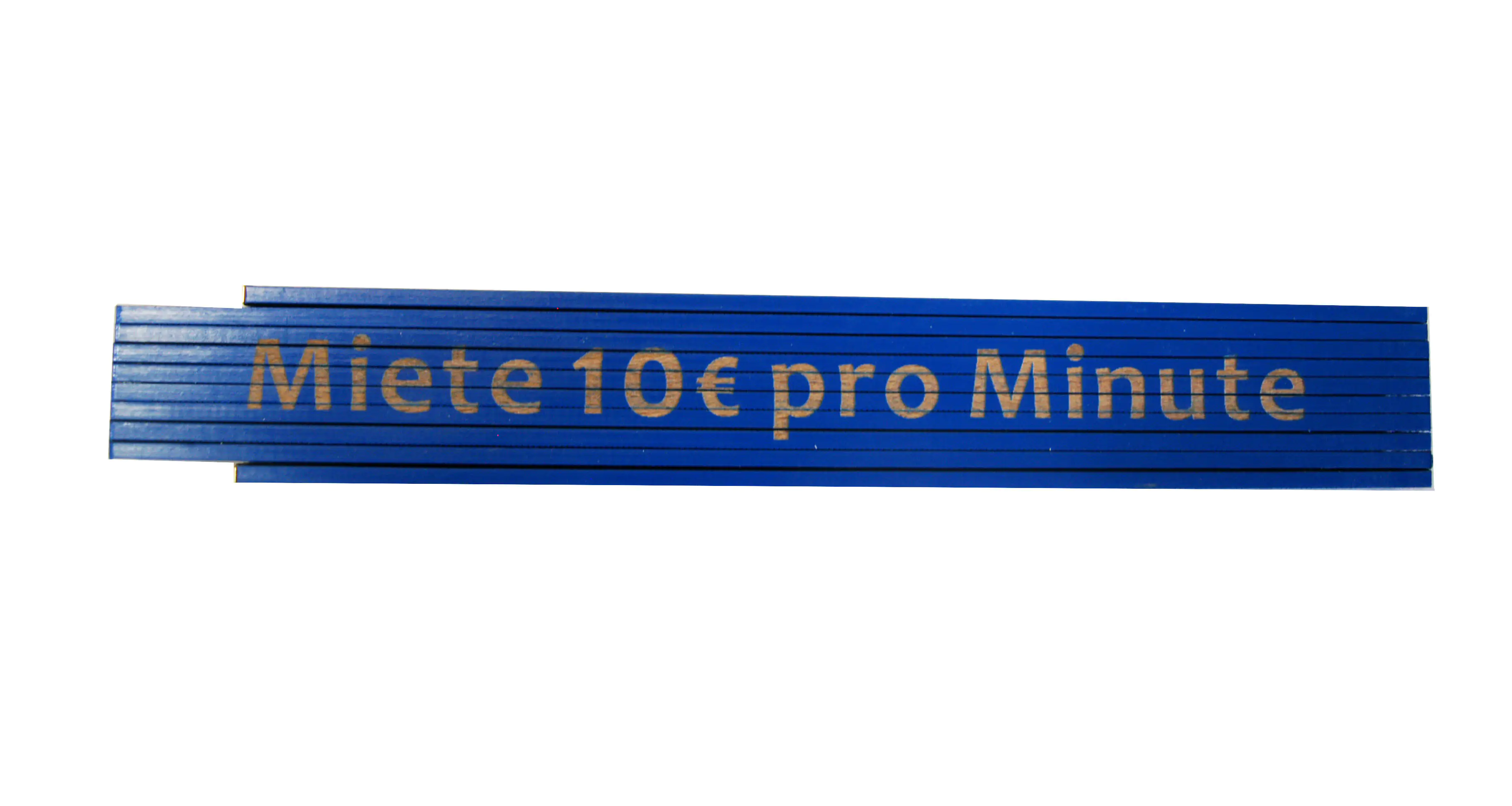 Zollstock Miete 10 pro Minute 2 m blau